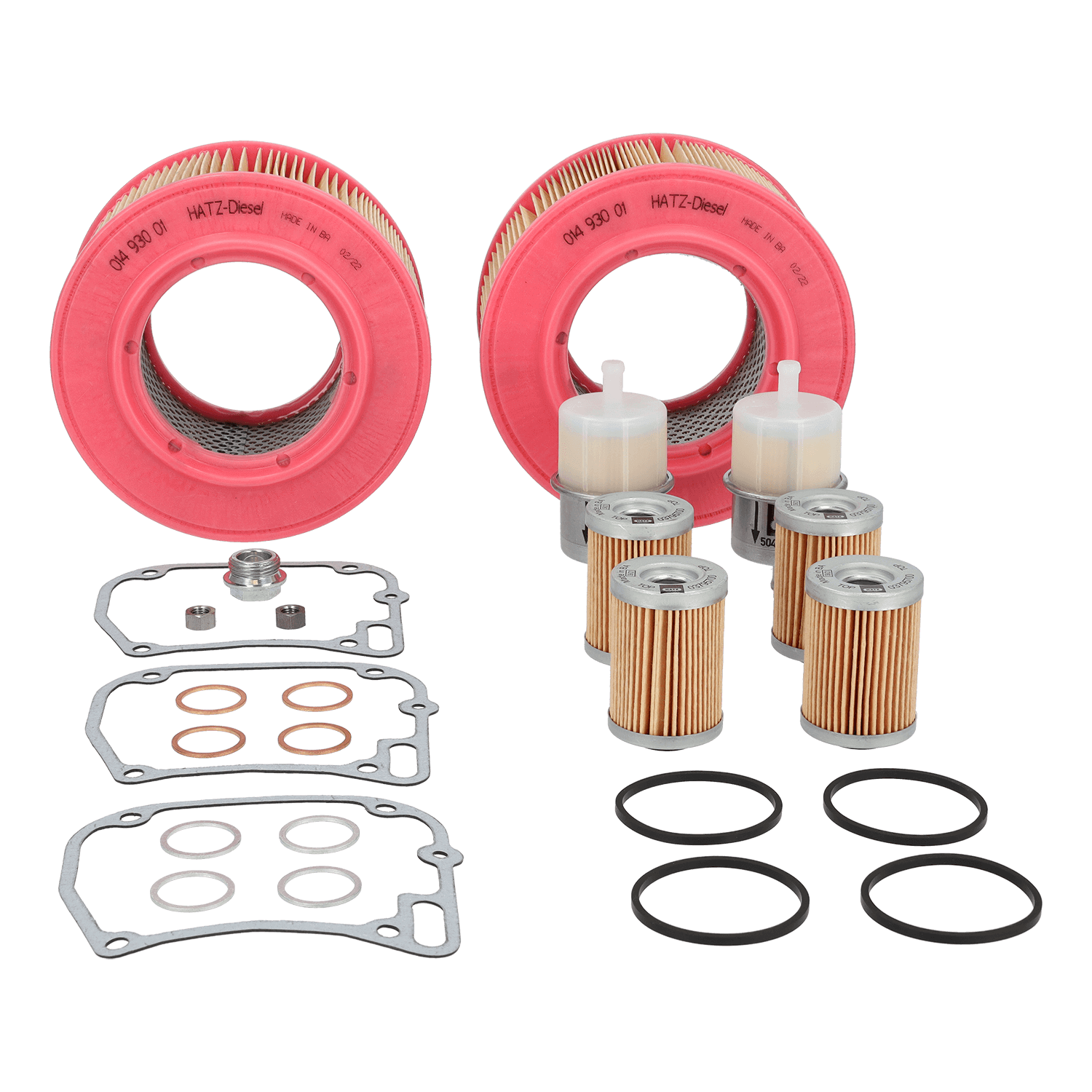 Kit filtre pentru HATZ 1D60 - 1D81, 1D81C, 1D90, 1D90V 