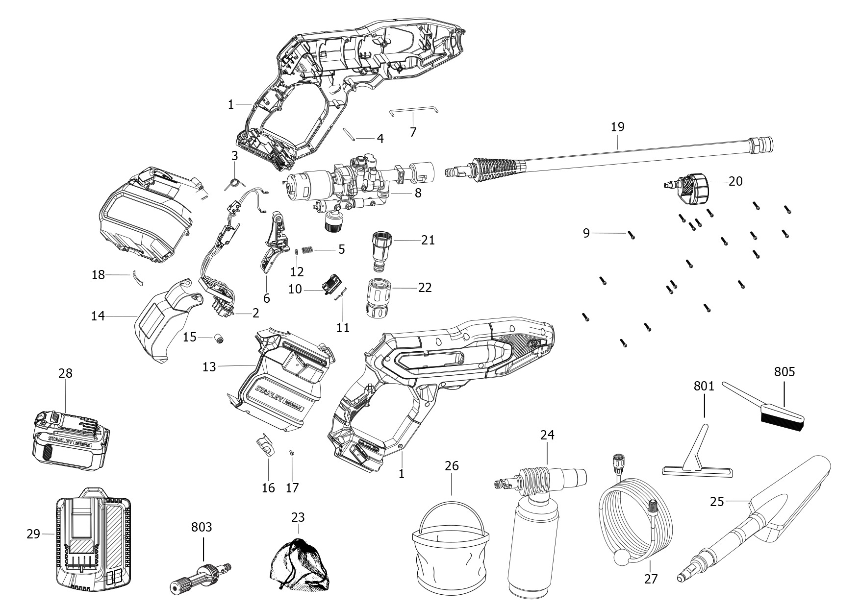 STANLEY PRESSURE WASHER (Type 1)