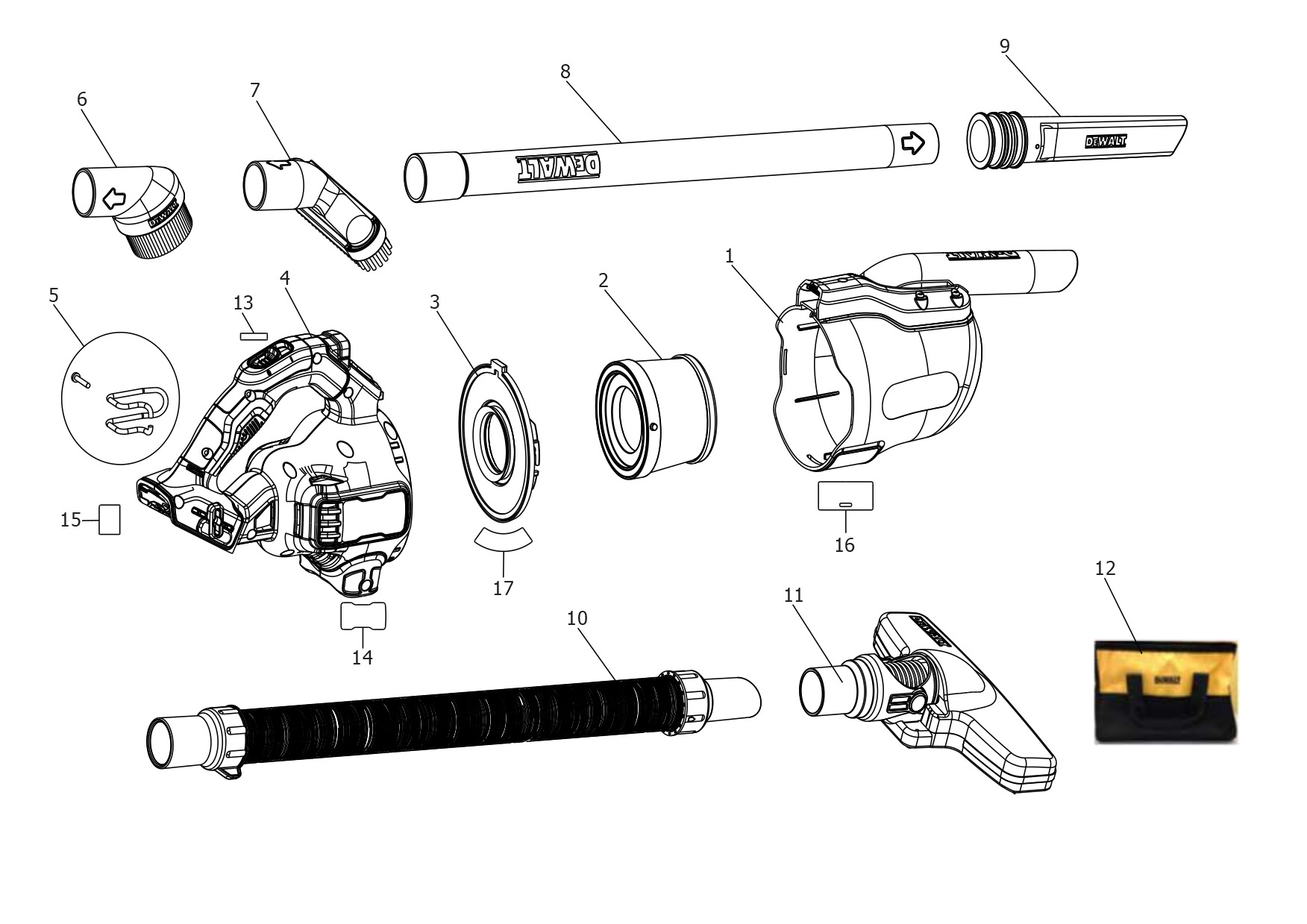 DEWALT VACUUM CLEANER (Type 1)