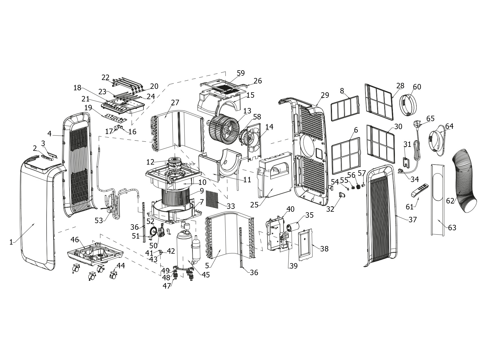 BLACK+DECKER FAN - STAND (Type 1)