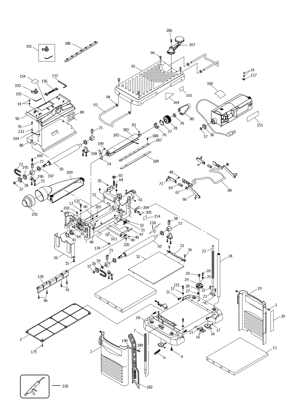 DEWALT PLANER THICKNESSER (Type 11)