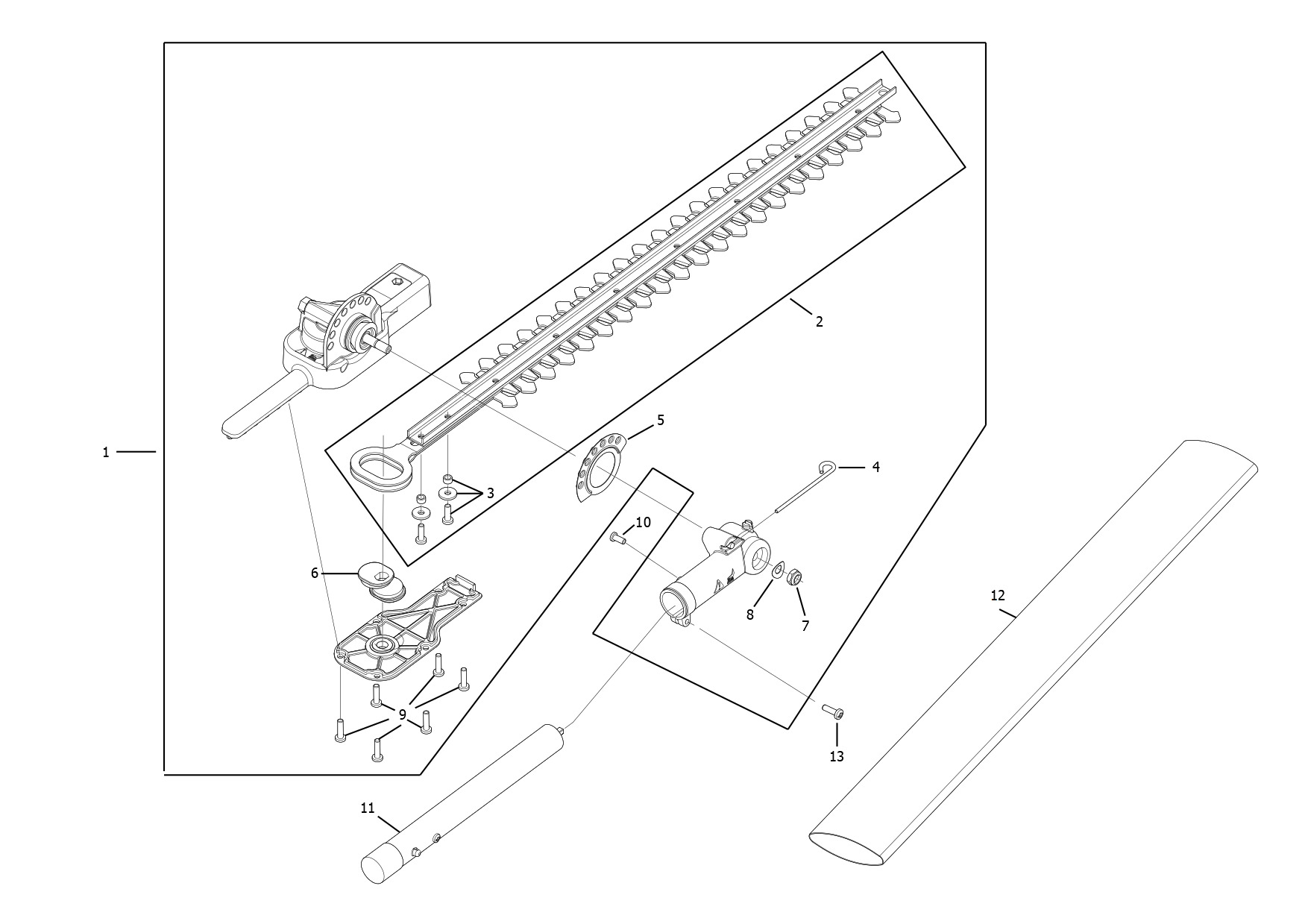 DEWALT HEDGETRIMMER (Type 1)