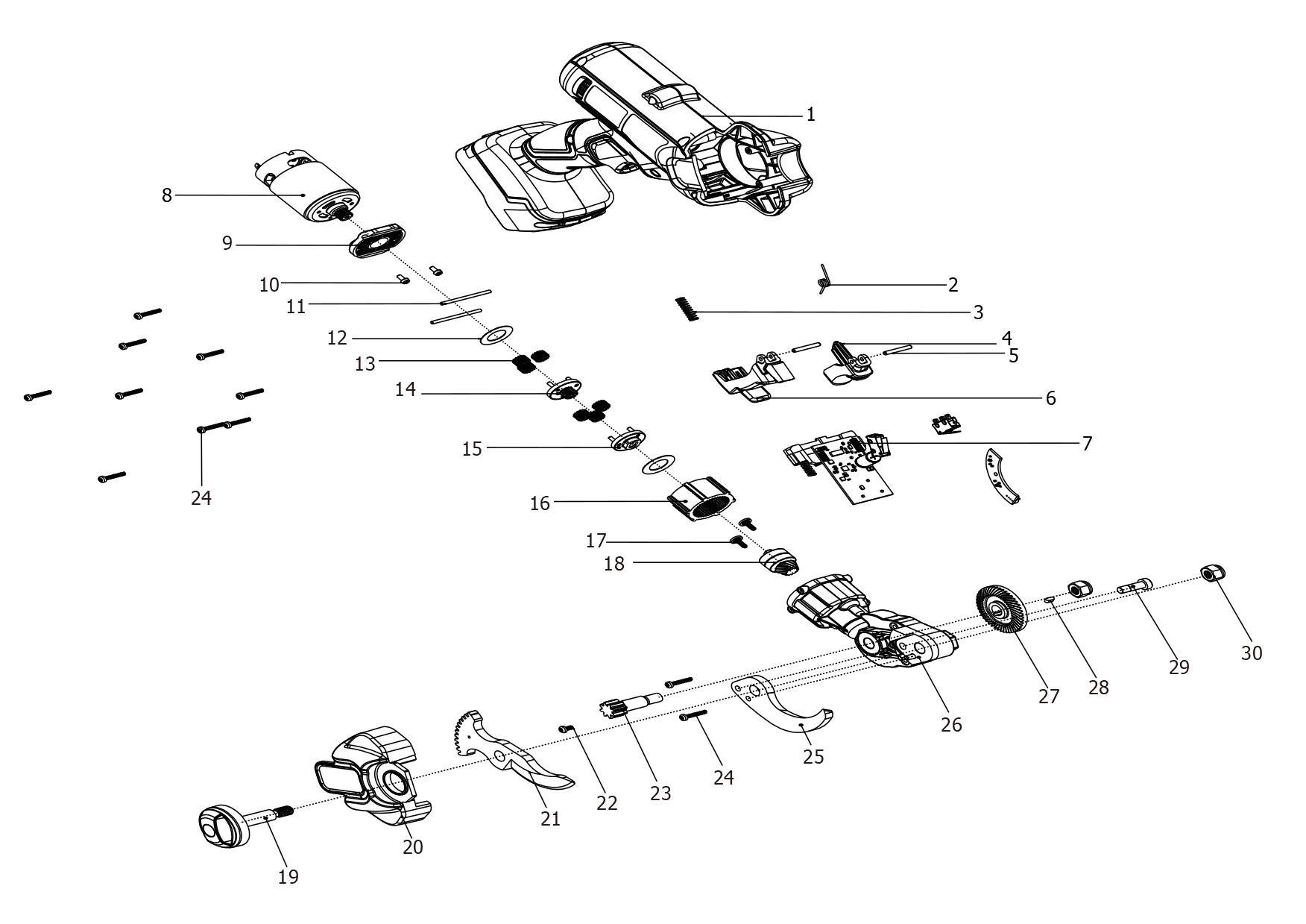 BLACK+DECKER PRUNER (Type 1)