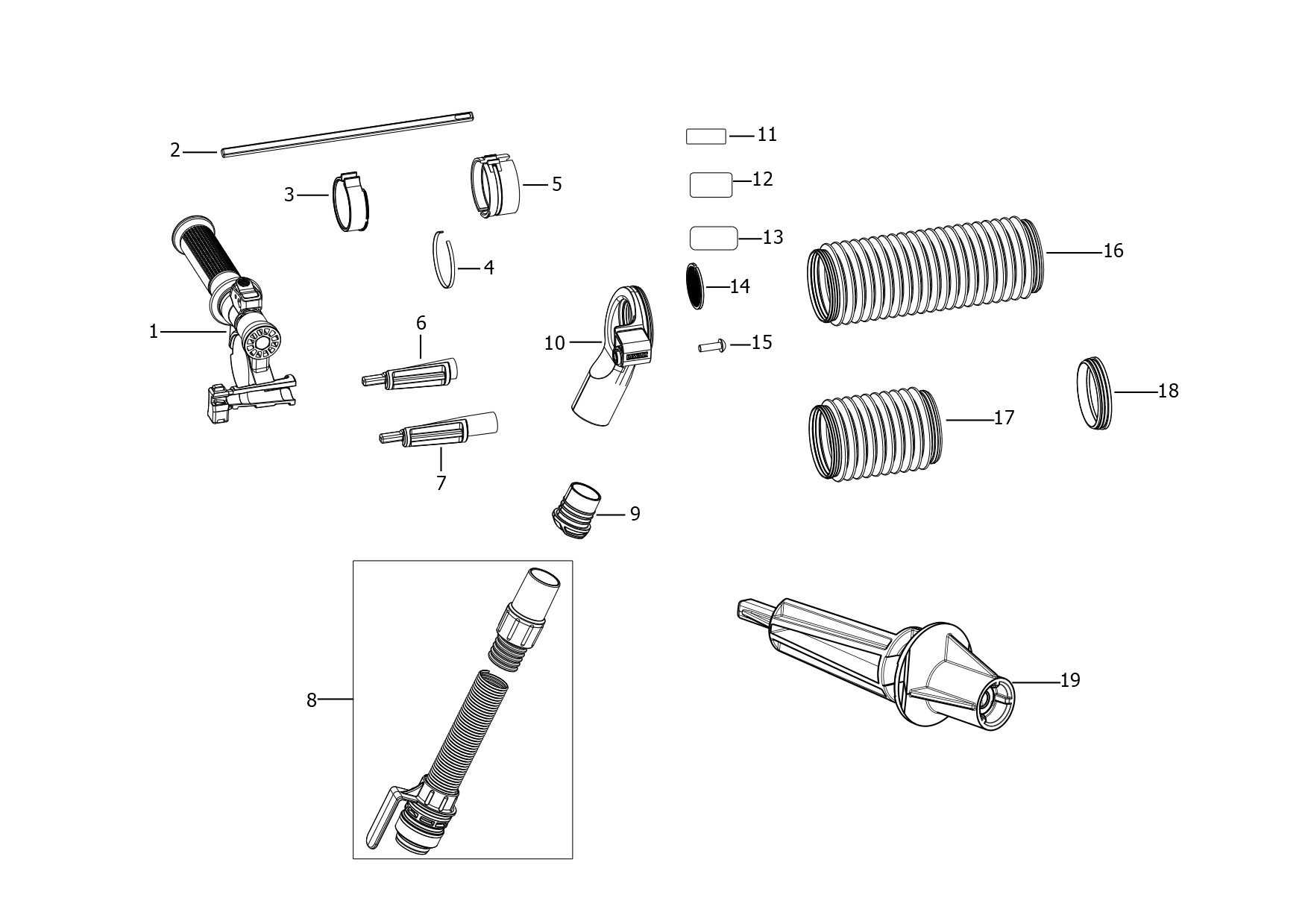 DEWALT DUST EXTRACTION KIT (Type 1)