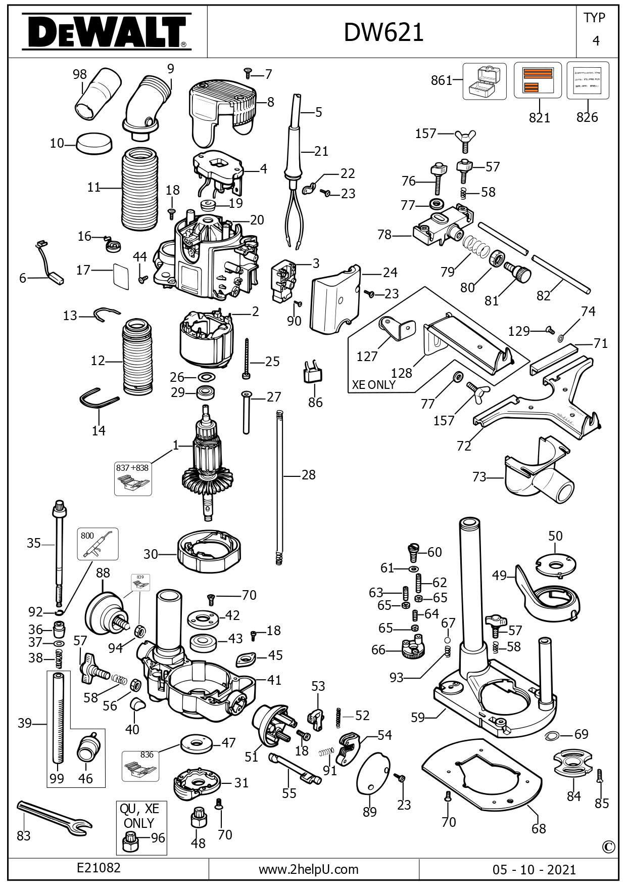 DEWALT ROUTER (Type 4)