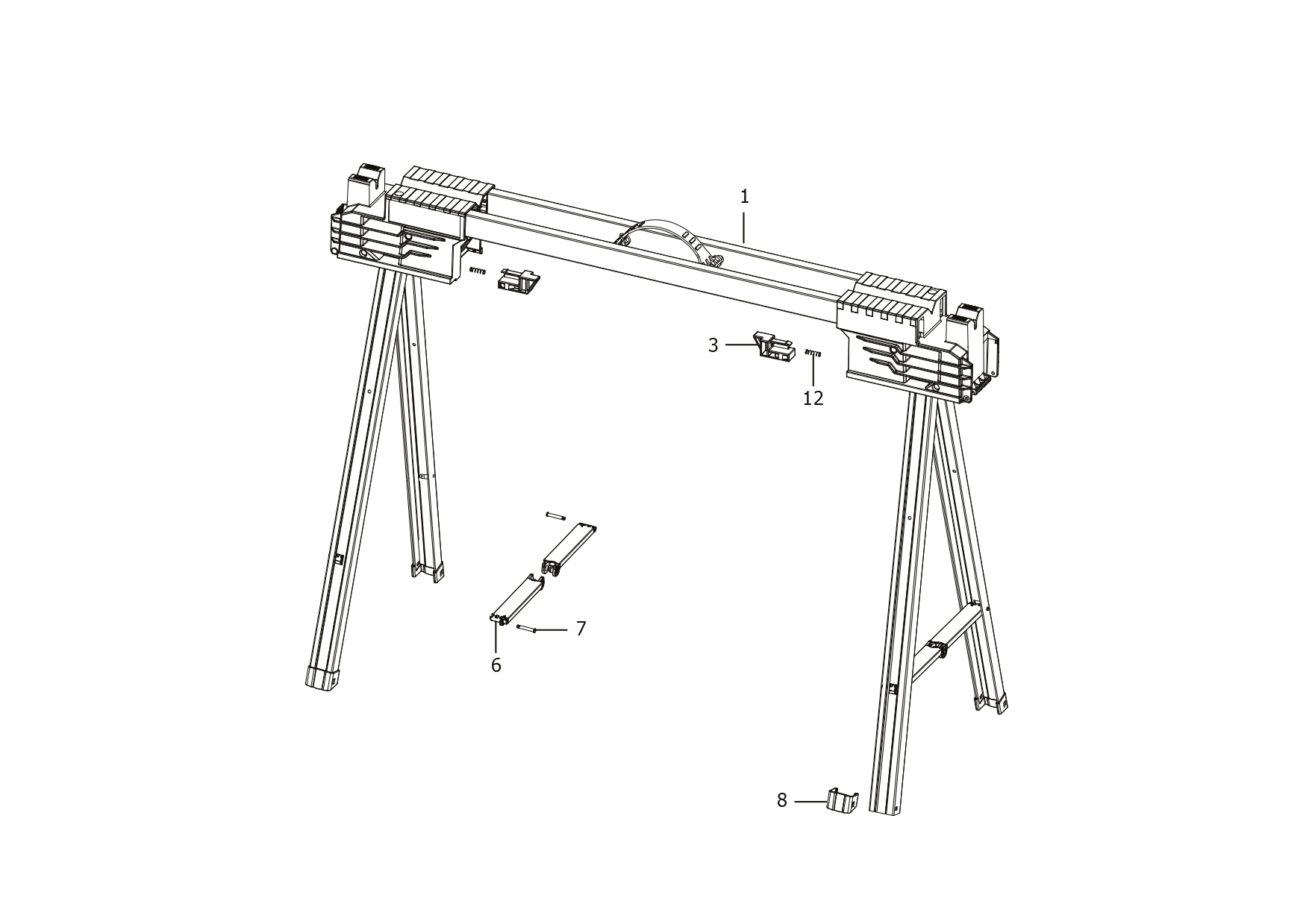 STANLEY SAW BENCH (Type 1)