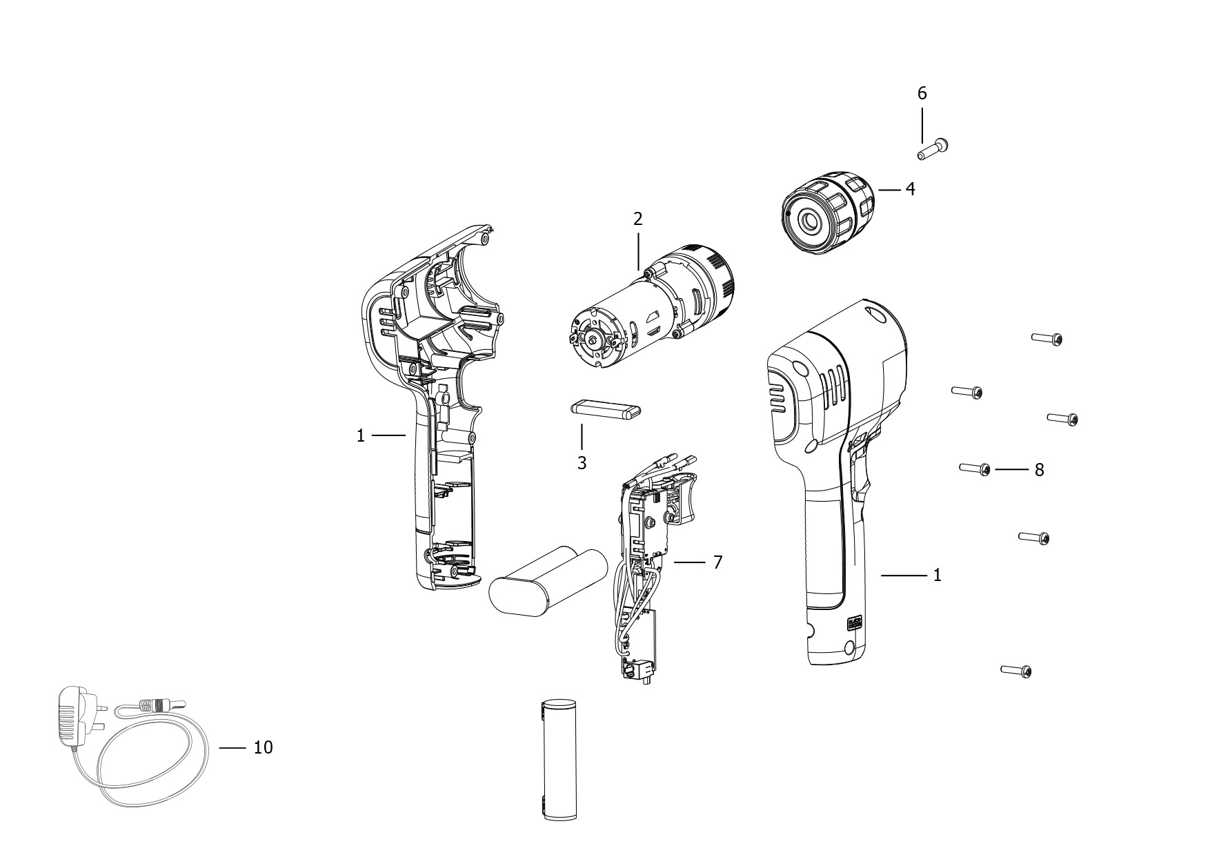 BLACK+DECKER DRILL/DRIVER (Type H1)