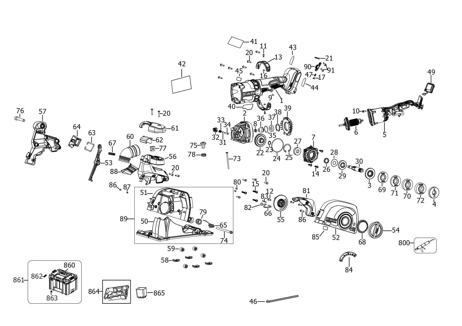 DEWALT ANGLE GRINDER (Type 2)