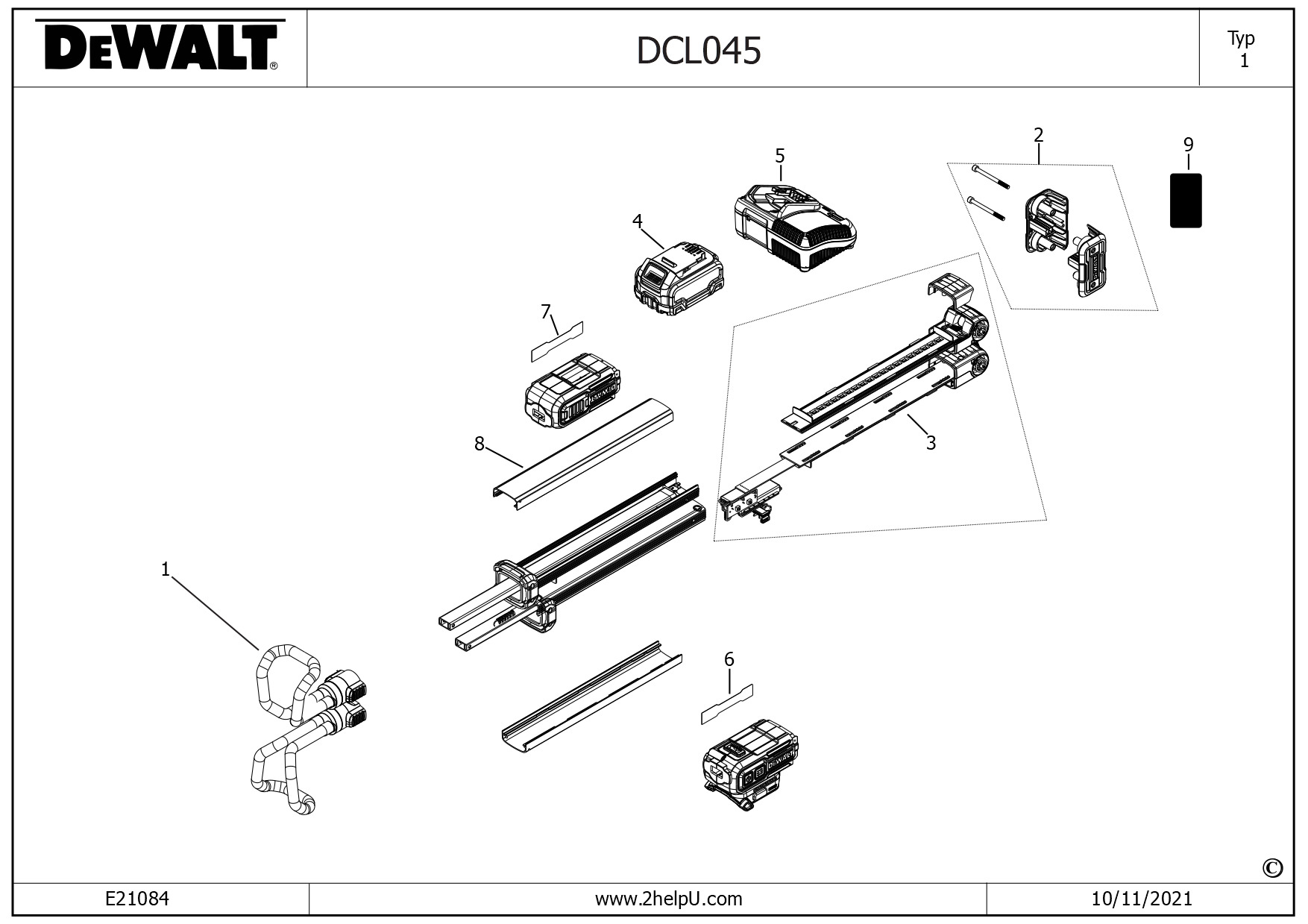 DEWALT LAMP (Type 1)