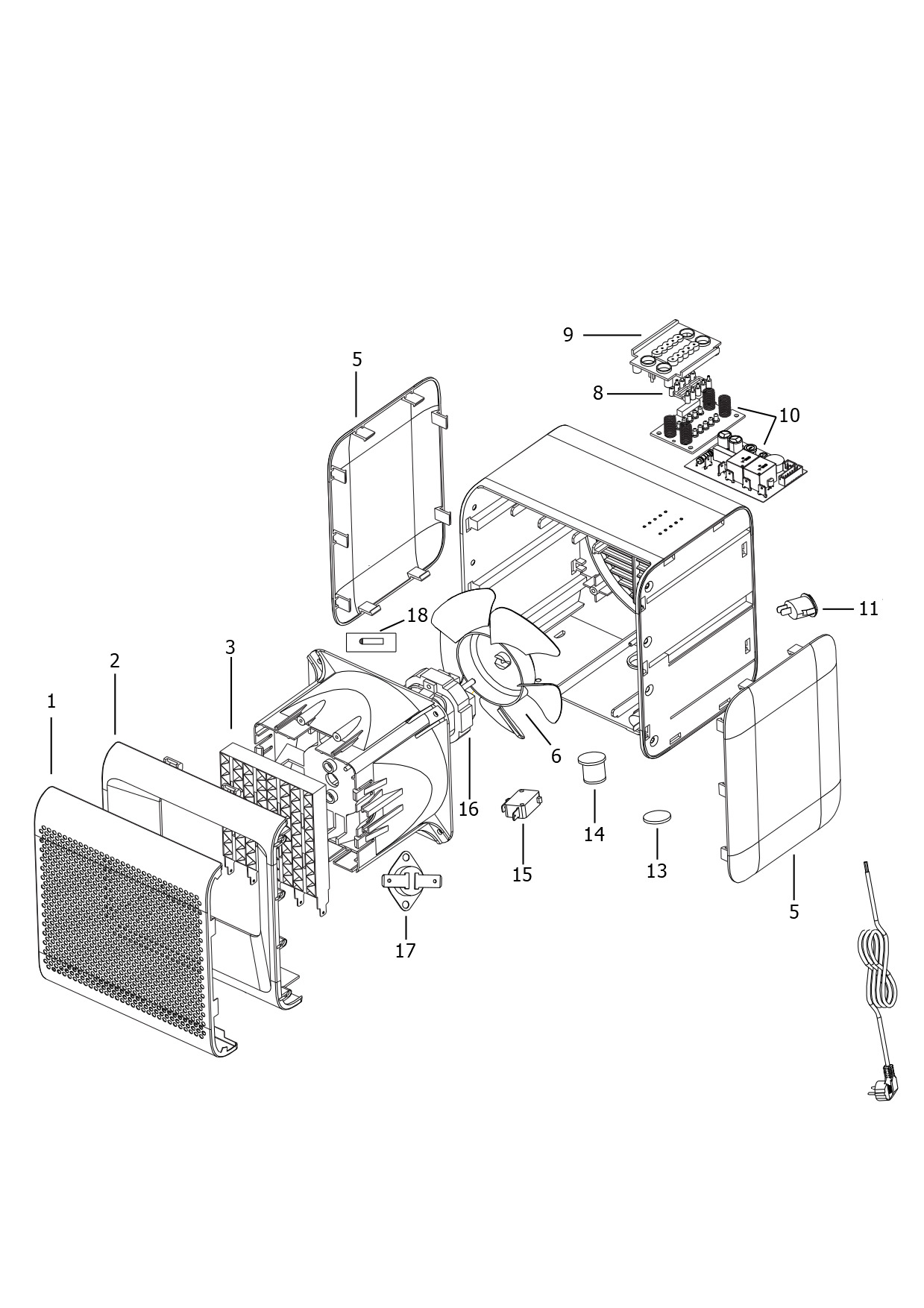 BLACK+DECKER HEATER (Type 1)