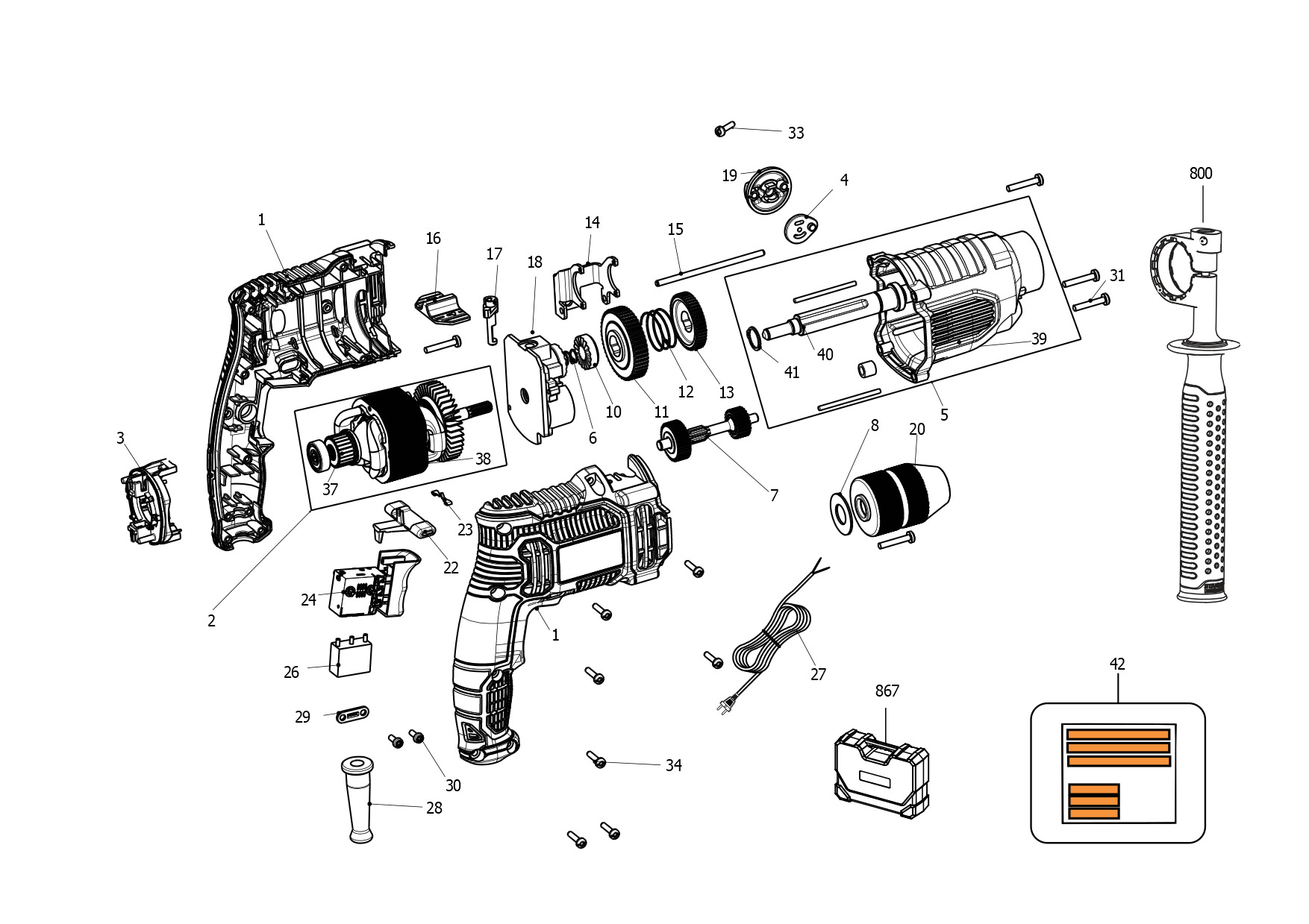 STANLEY HAMMER DRILL (Type 2)