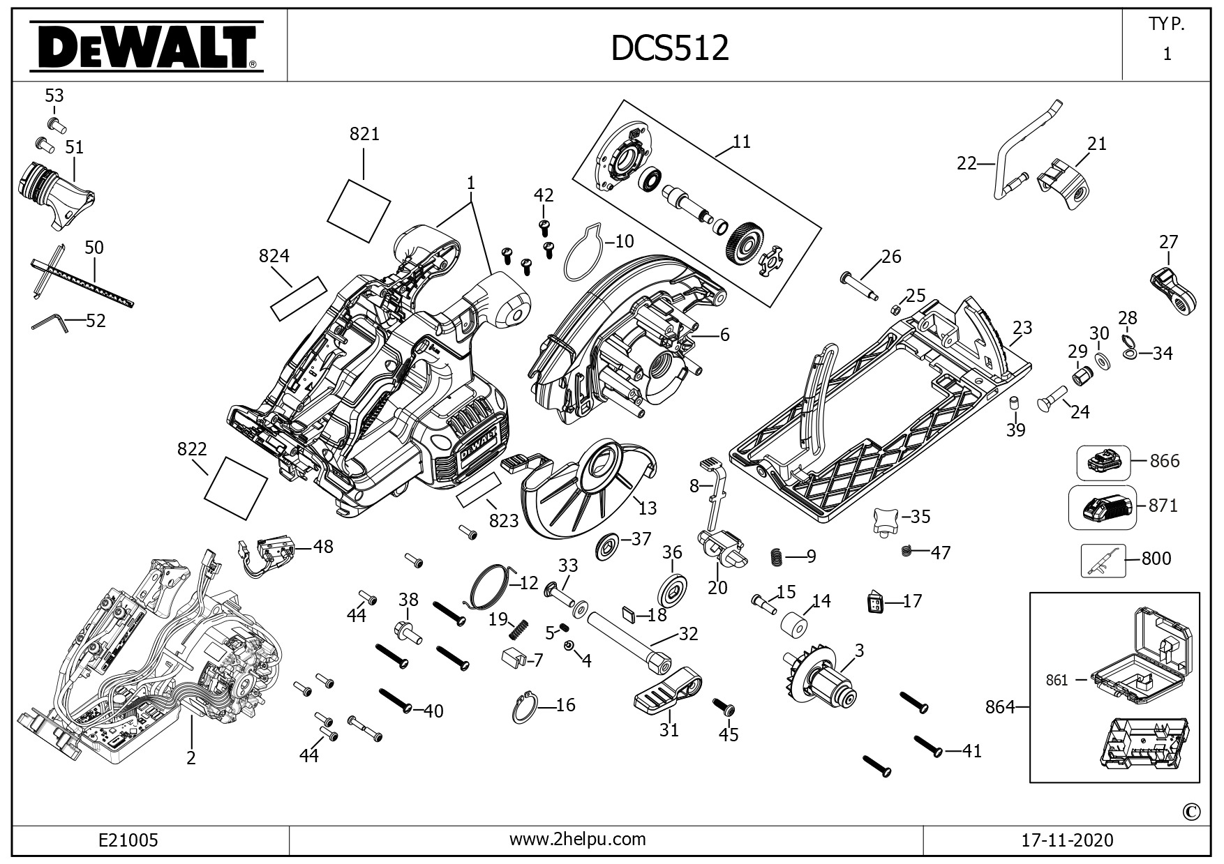 DEWALT CORDLESS CIRCULAR SAW (Type 1)