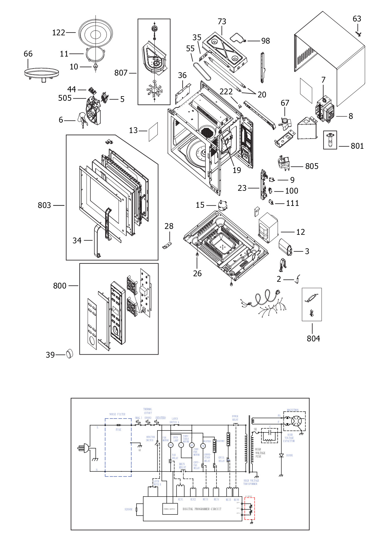 BLACK+DECKER MICROWAVE (Type 1)