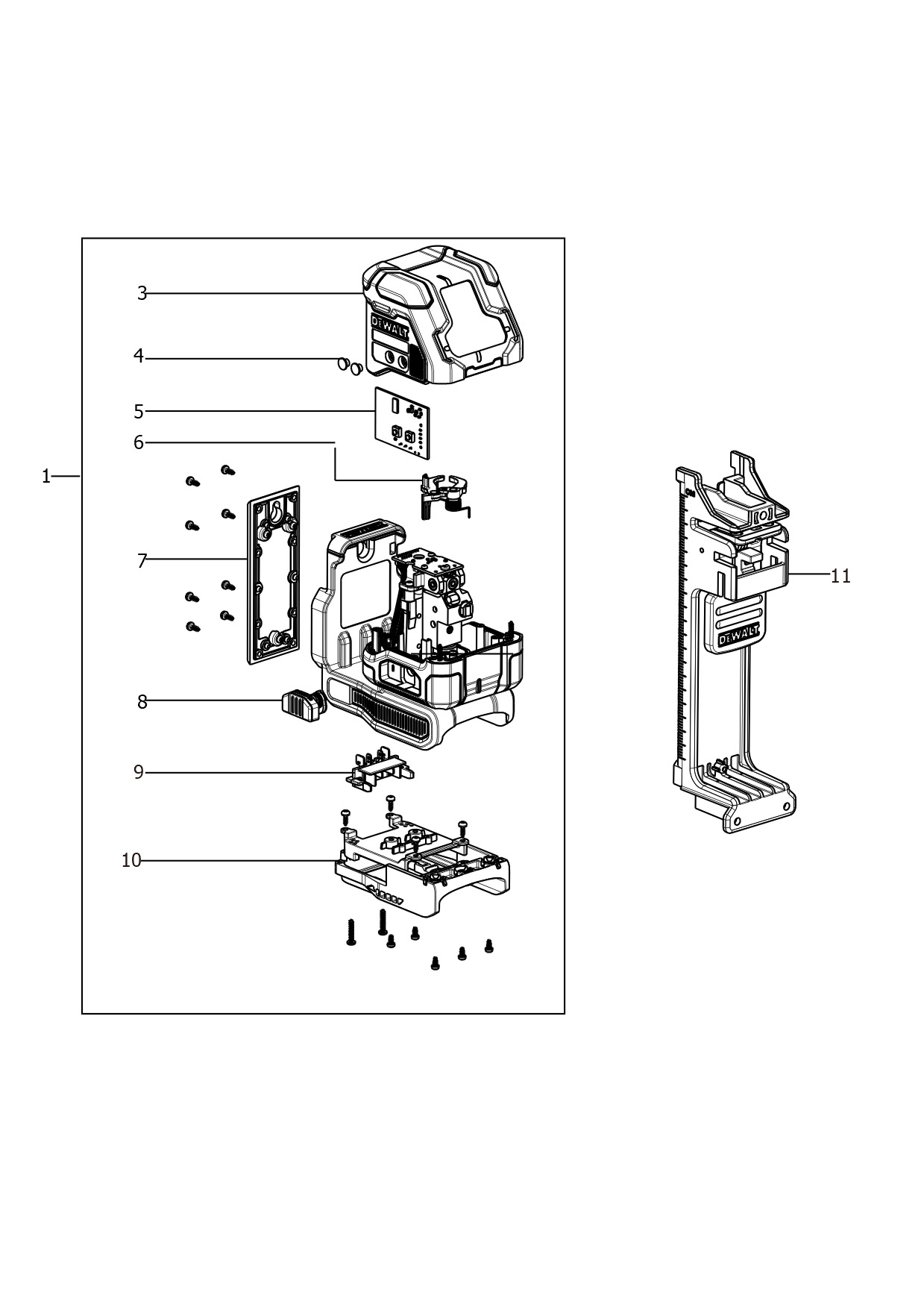 DEWALT CROSSLINE LASER (Type 1)