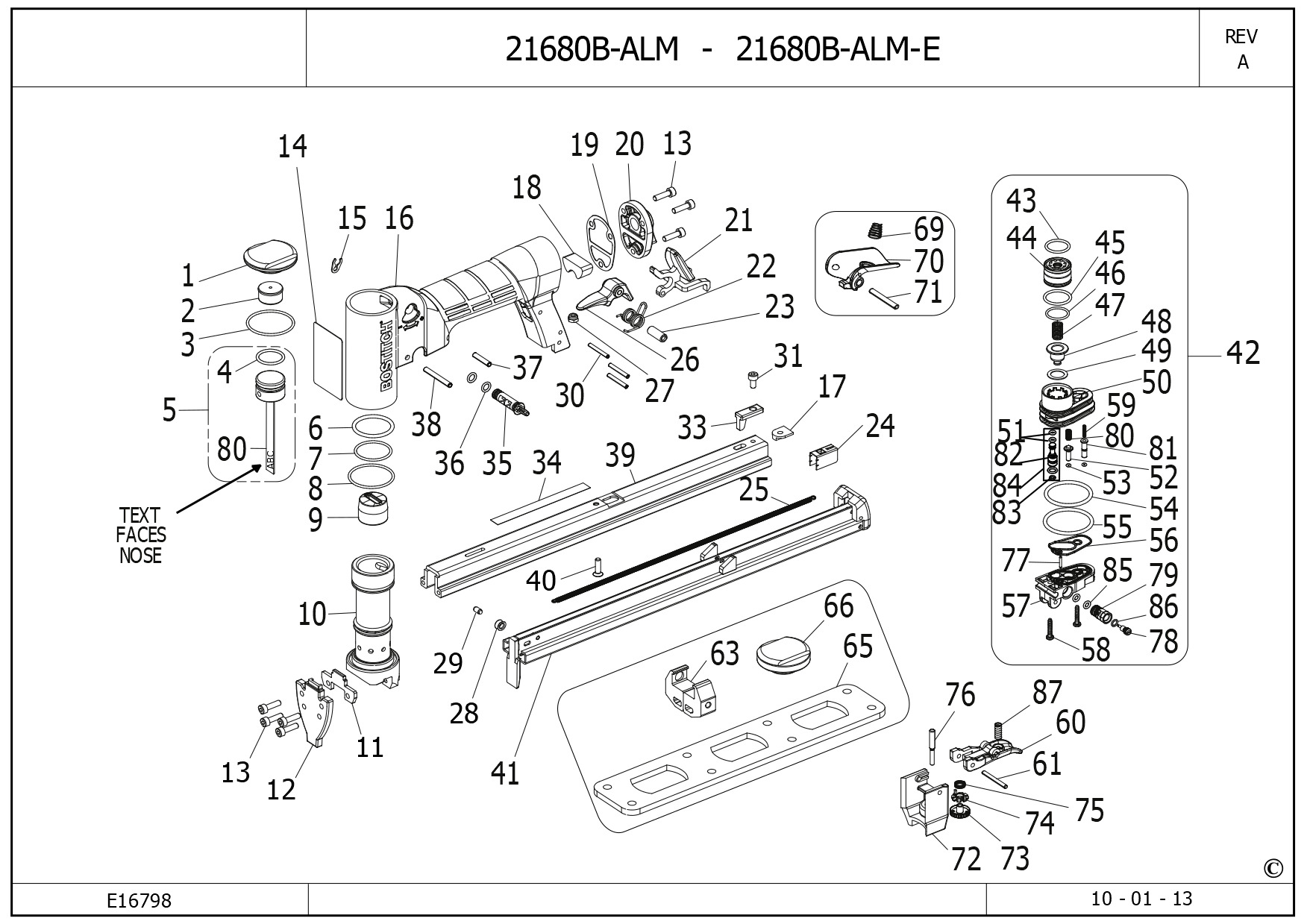 PNEUMATIC STAPLER