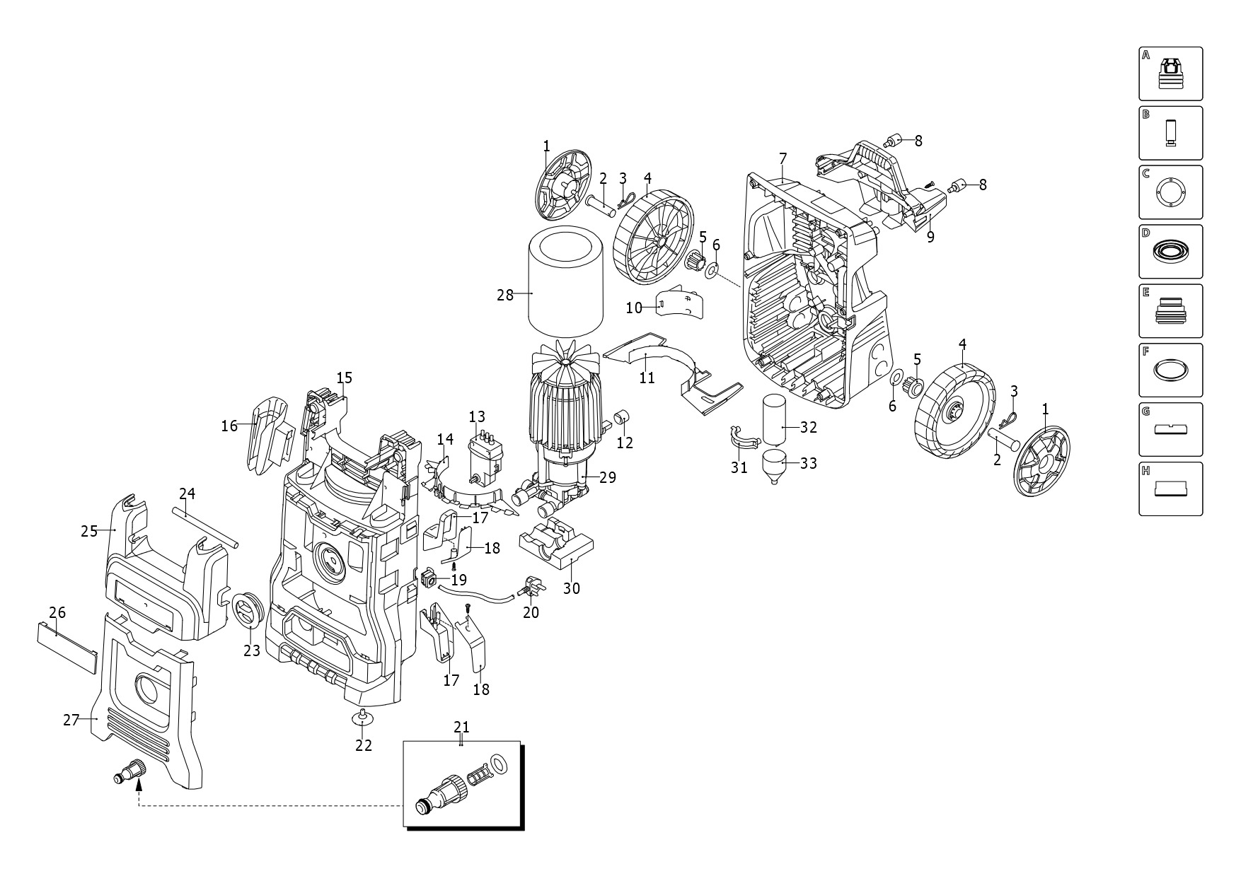 DEWALT PRESSURE WASHER (Type 1)
