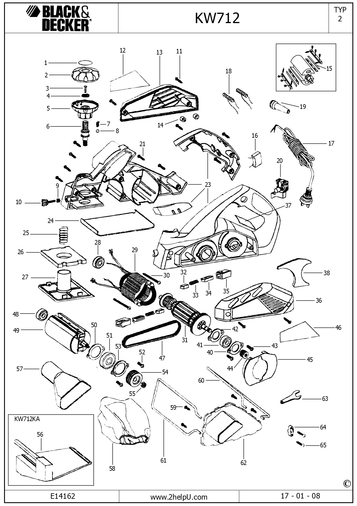BLACK+DECKER PLANER (Type 2)