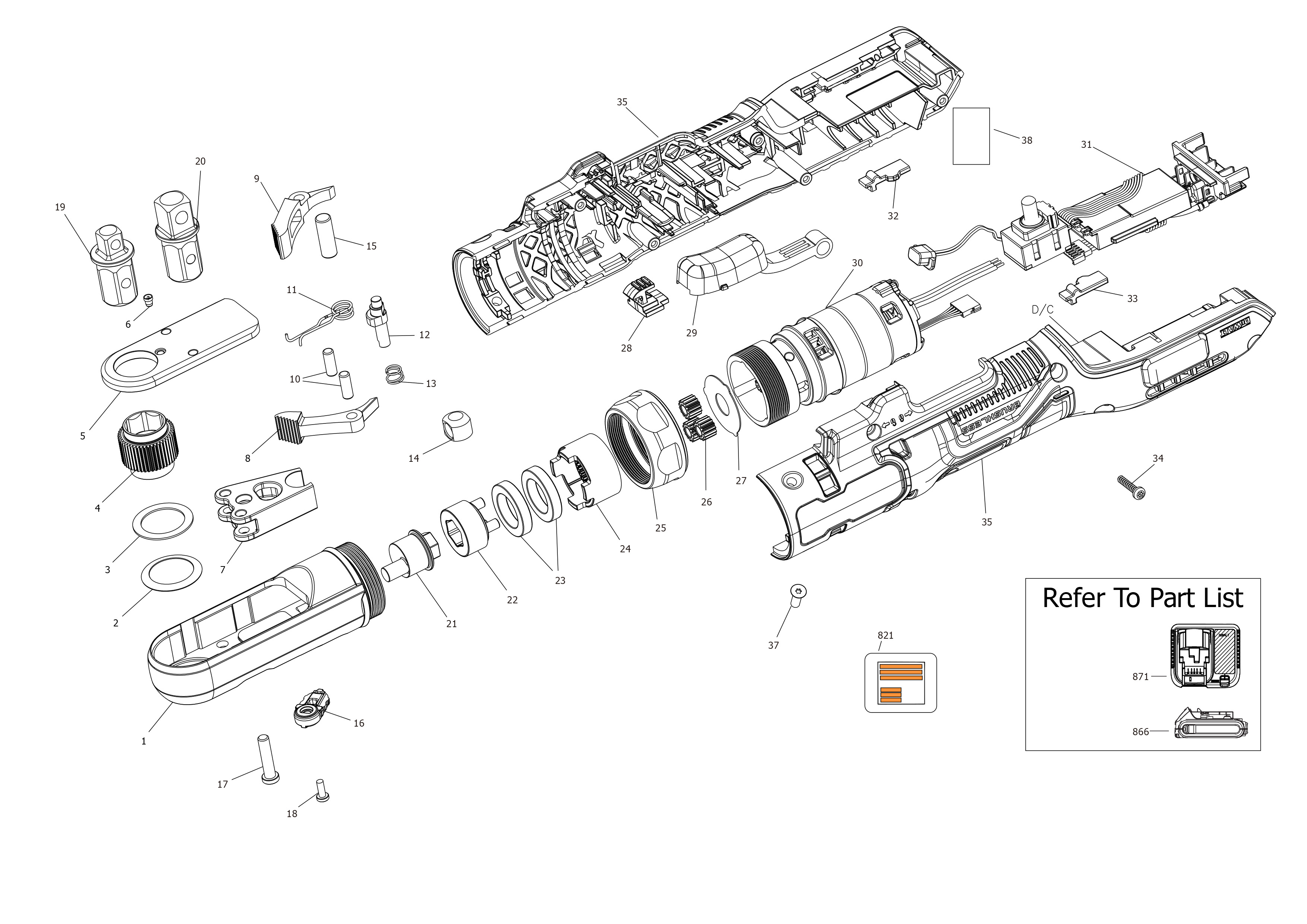 DEWALT RATCHET (Type 1)