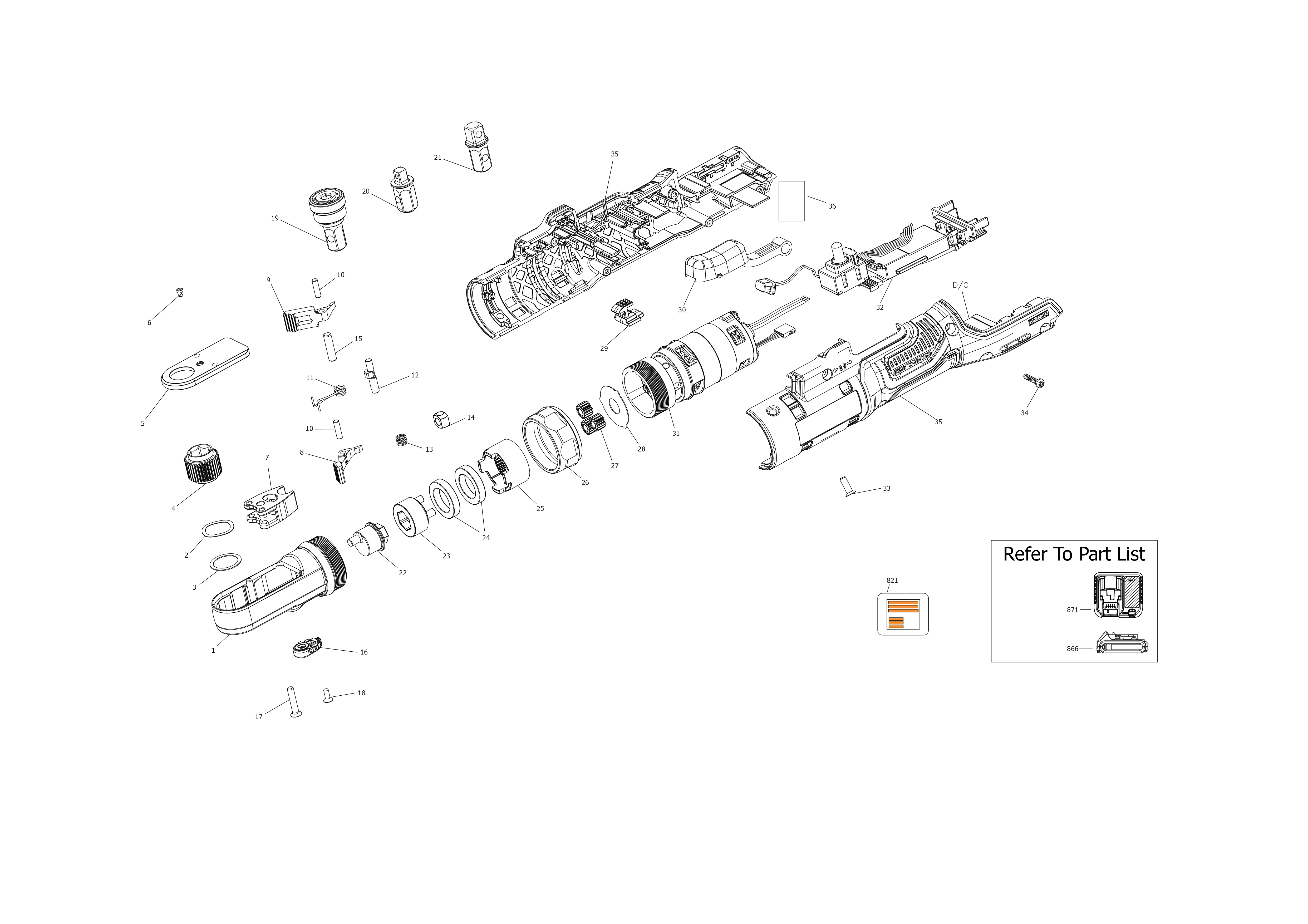 DEWALT RATCHET (Type 1)