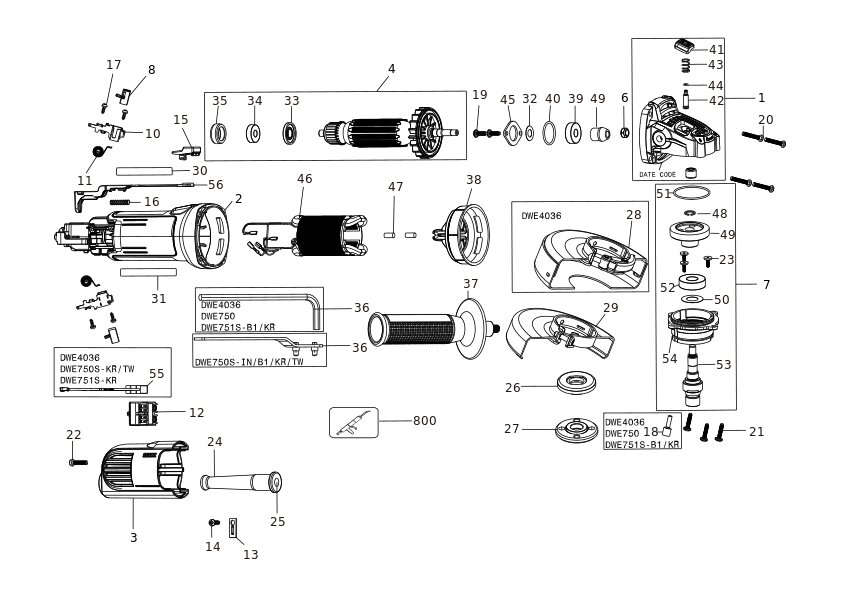 DEWALT POLIZOR UNGHIULAR MIC (Type 1)