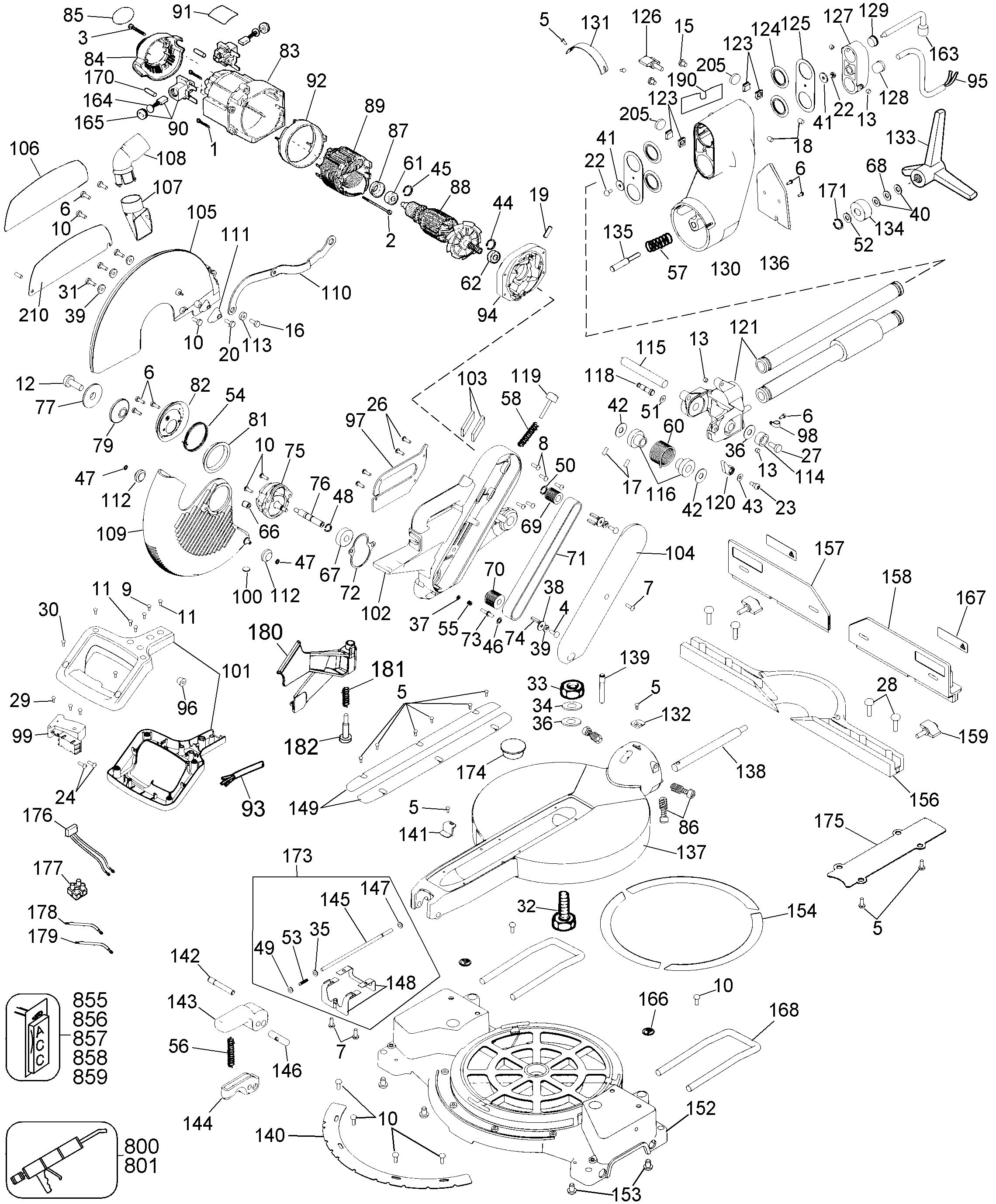 DEWALT MITRE SAW Type 1
