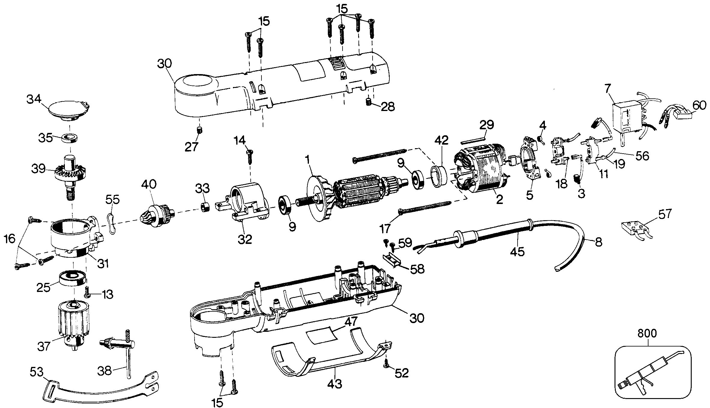 BLACK+DECKER SHORTY DRILL Type 100