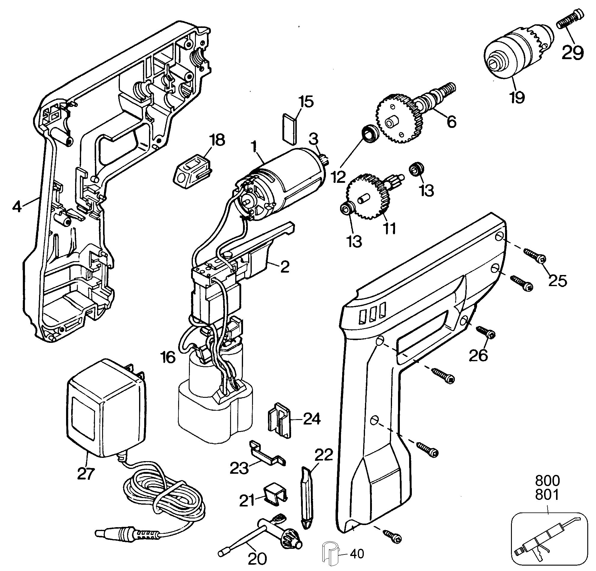 BLACK+DECKER CDLS. DRILL (GERMANY) Type 4