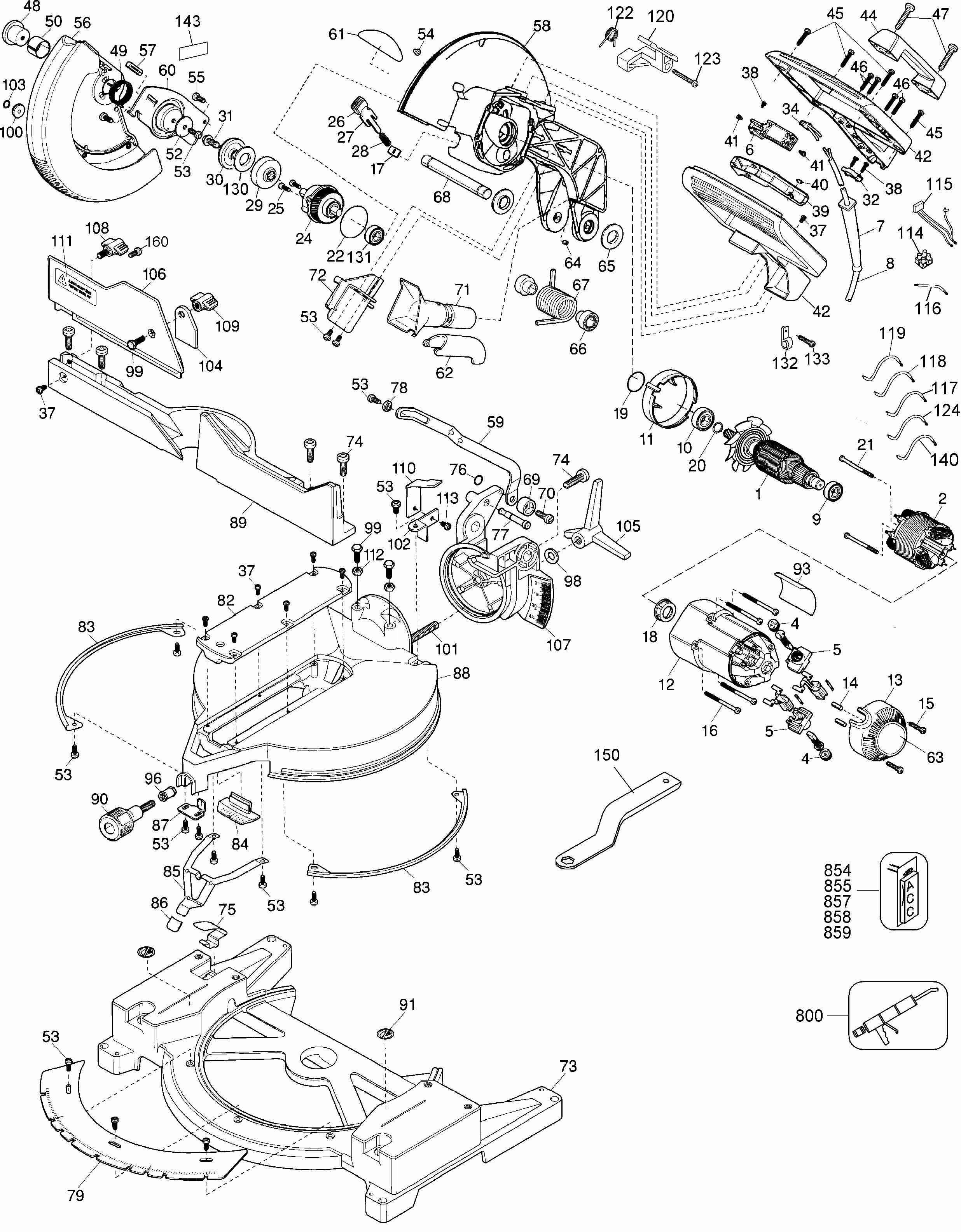 DEWALT MITRE SAW Type 3