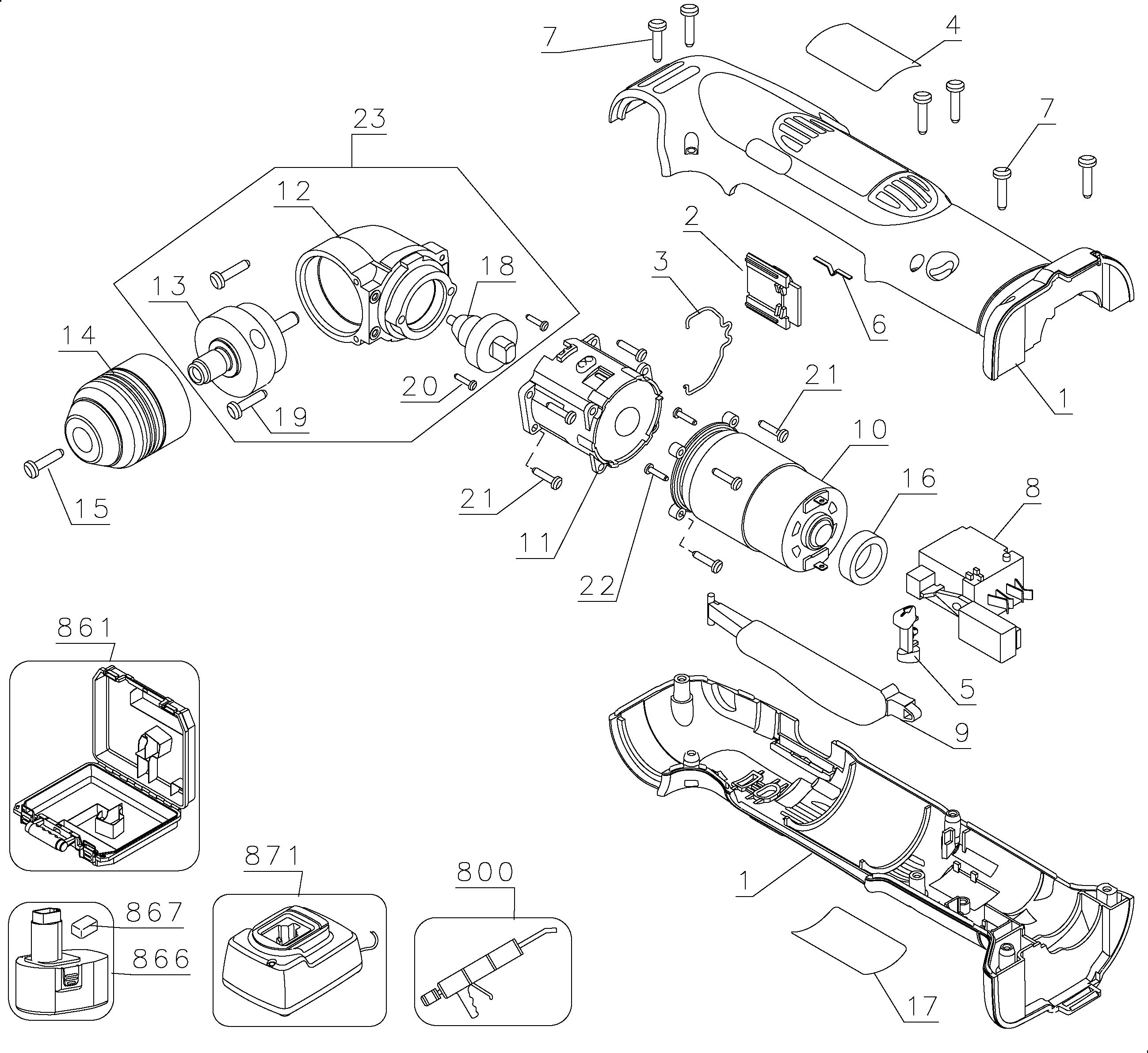 DEWALT RIGHT ANGLE DRILL Type 3
