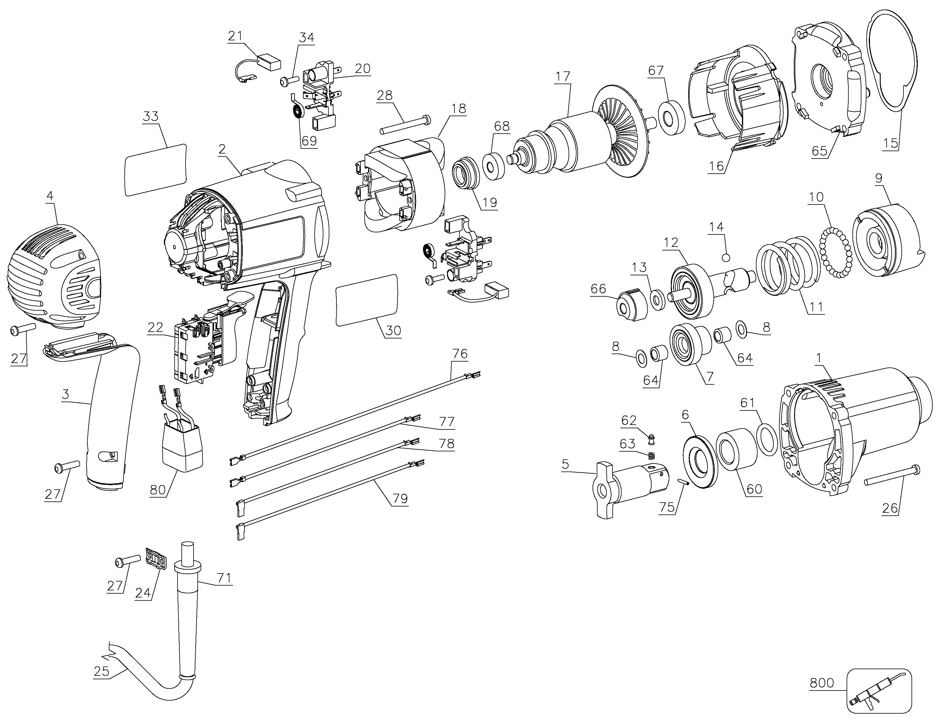 DEWALT IMPACT WRENCH Type 1