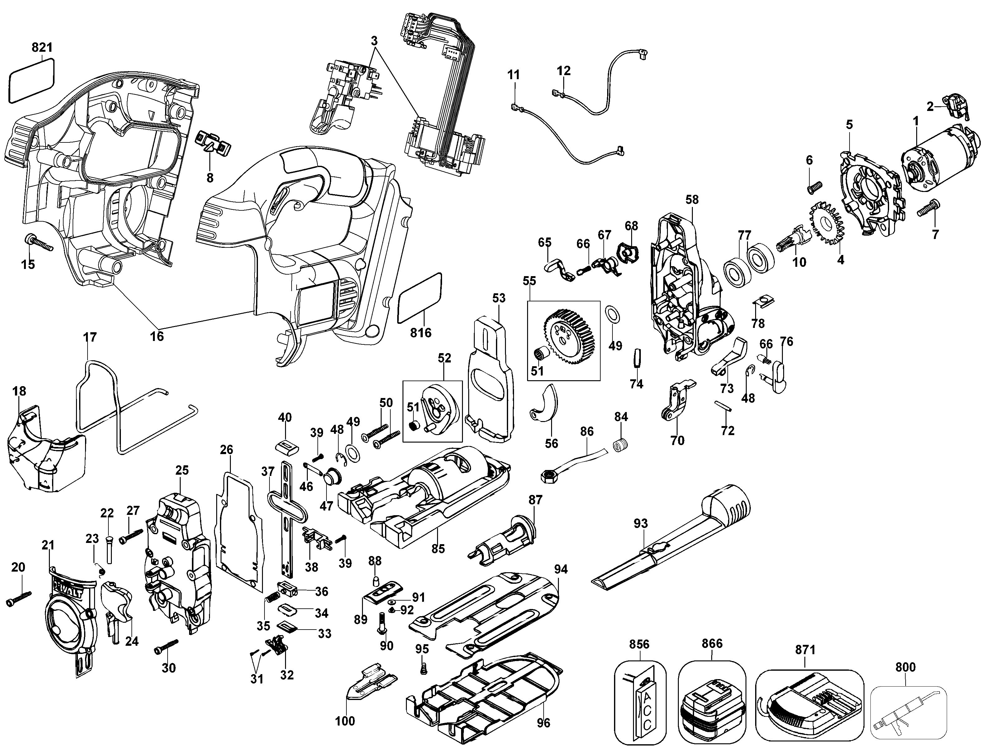 DEWALT CORDLESS JIGSAW Type 1