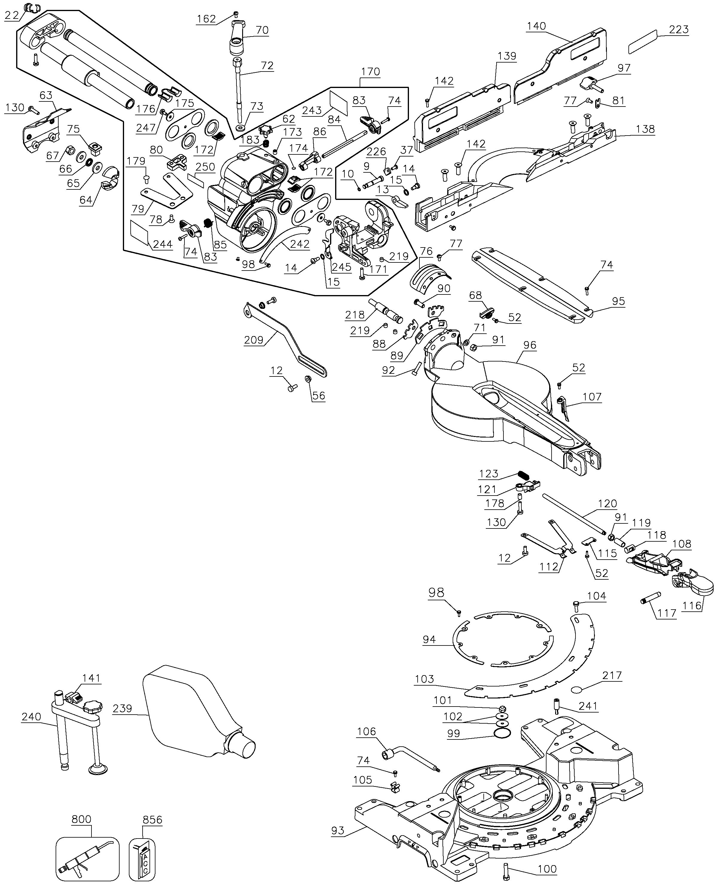 DEWALT MITRE SAW Type 2
