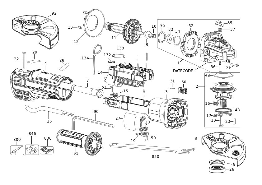DEWALT POLIZOR UNGHIULAR MIC (Type 2)