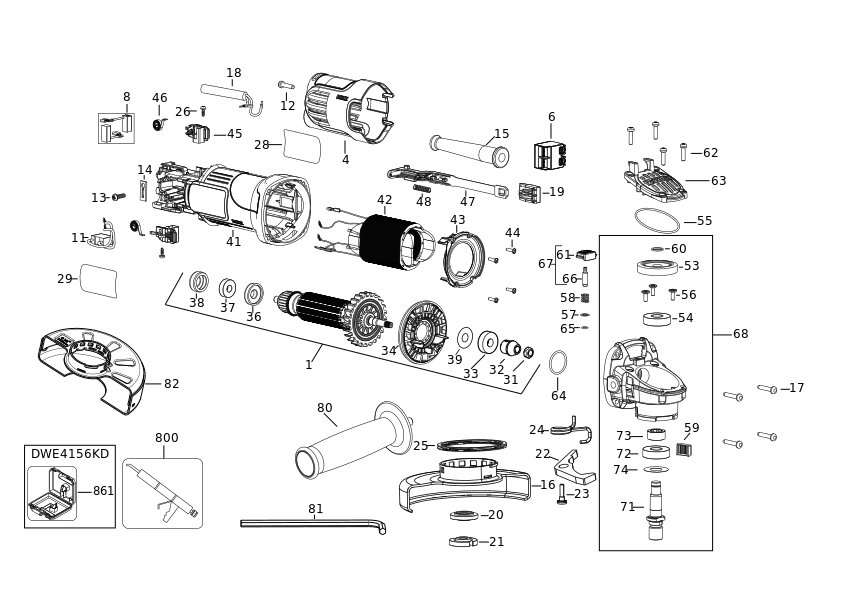 DEWALT POLIZOR UNGHIULAR MIC (Type 5)