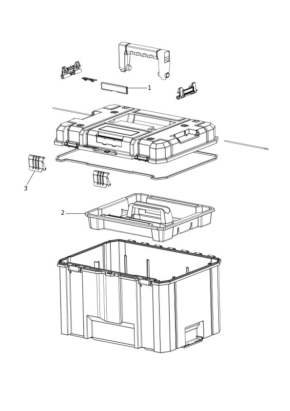 DEWALT ORGANIZATOR (Type 1)