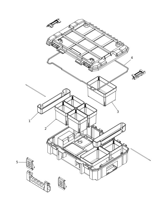 DEWALT ORGANIZATOR (Type 1)