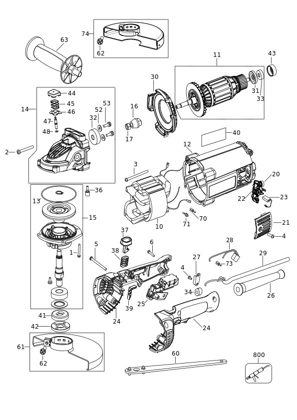 DEWALT POLIZOR UNGHIULAR (Type 6)