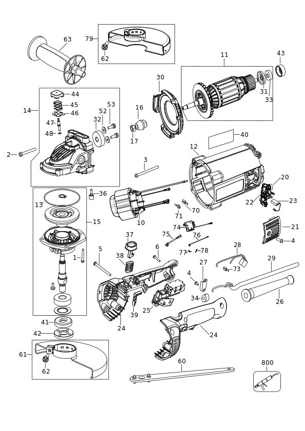 DEWALT POLIZOR UNGHIULAR (Type 6)