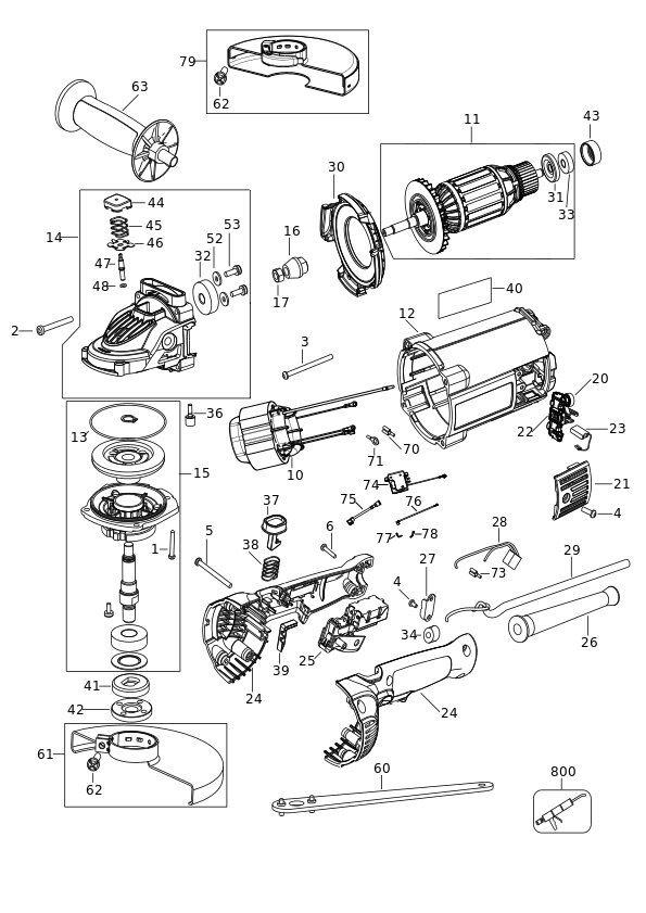 DEWALT POLIZOR UNGHIULAR (Type 5)