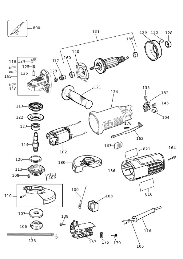 DEWALT POLIZOR UNGHIULAR MIC (Type 5)