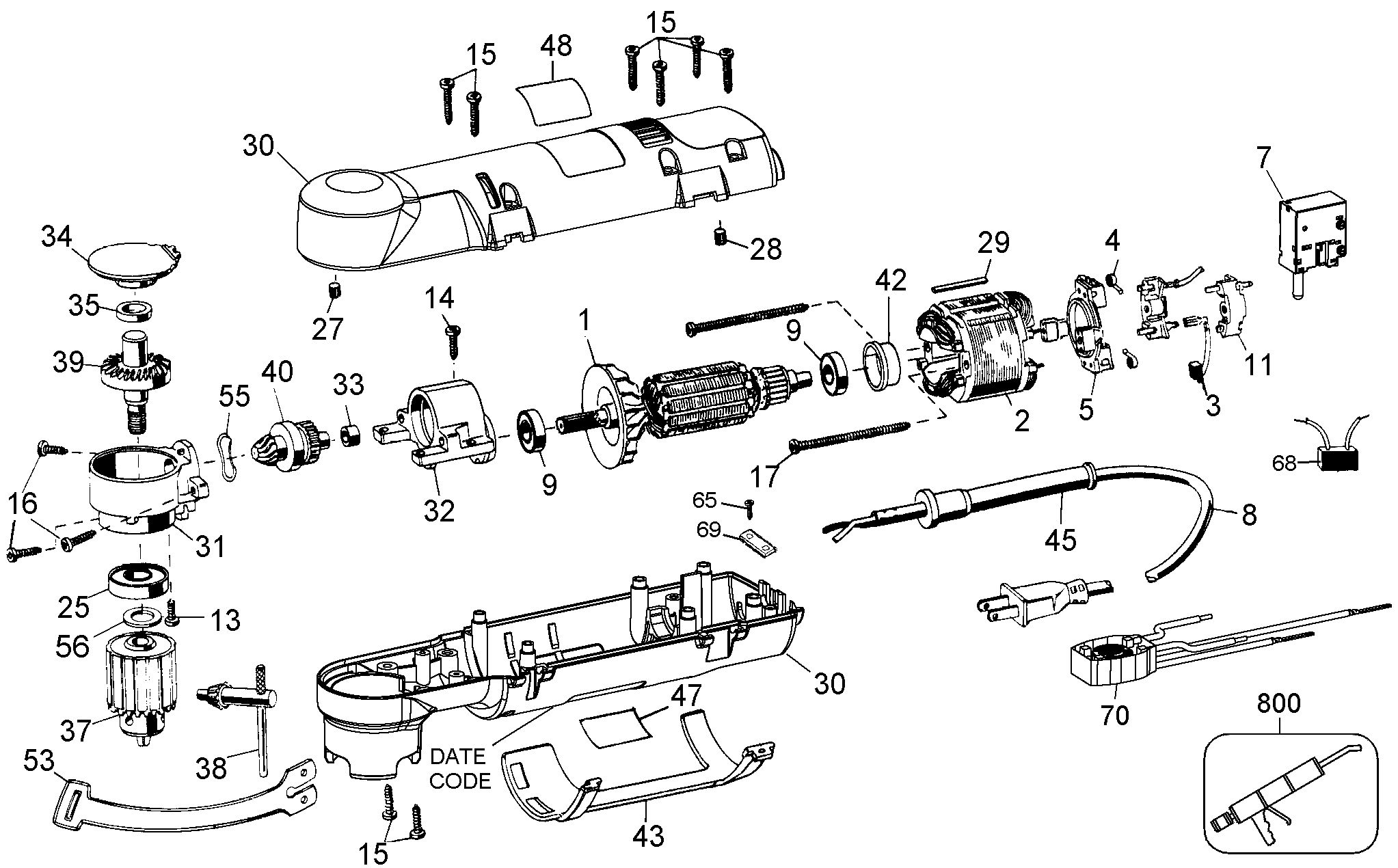 CYLINDER, FLANGE SUB-ASSY