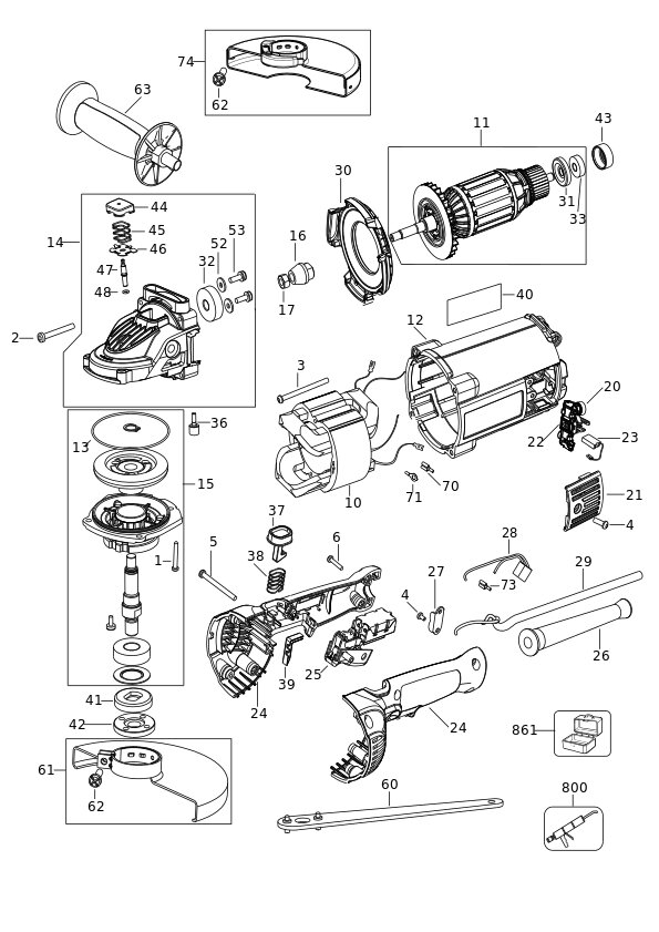 DEWALT POLIZOR UNGHIULAR (Type 5)