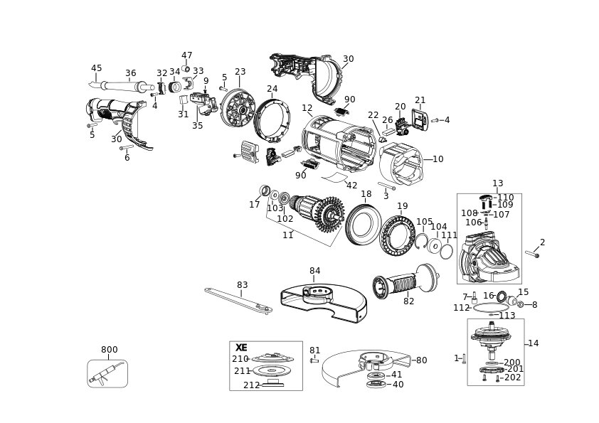 DEWALT POLIZOR UNGHIULAR (Type 5)