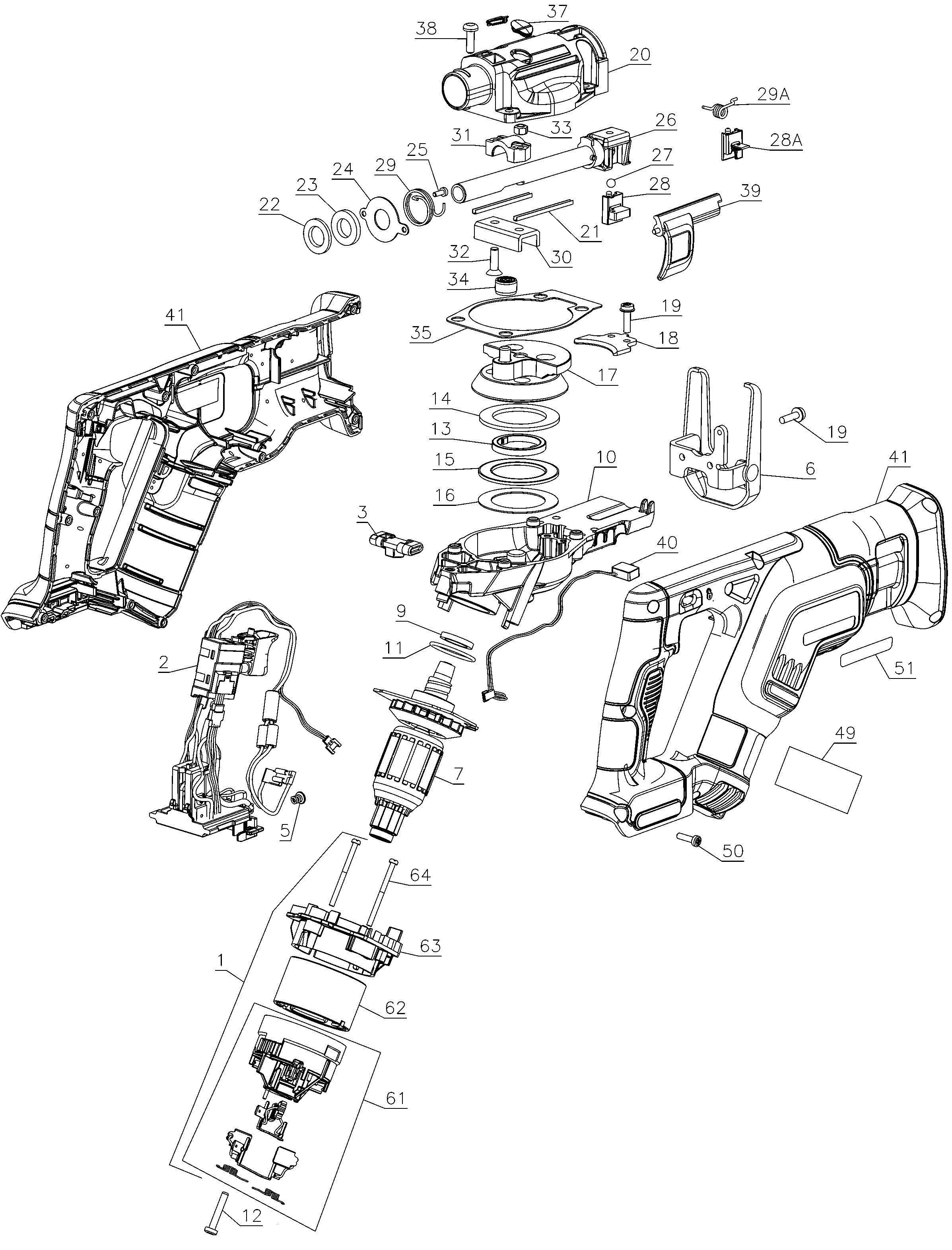 DEWALT CORDLESS RECIPROCATING SAW Type 1