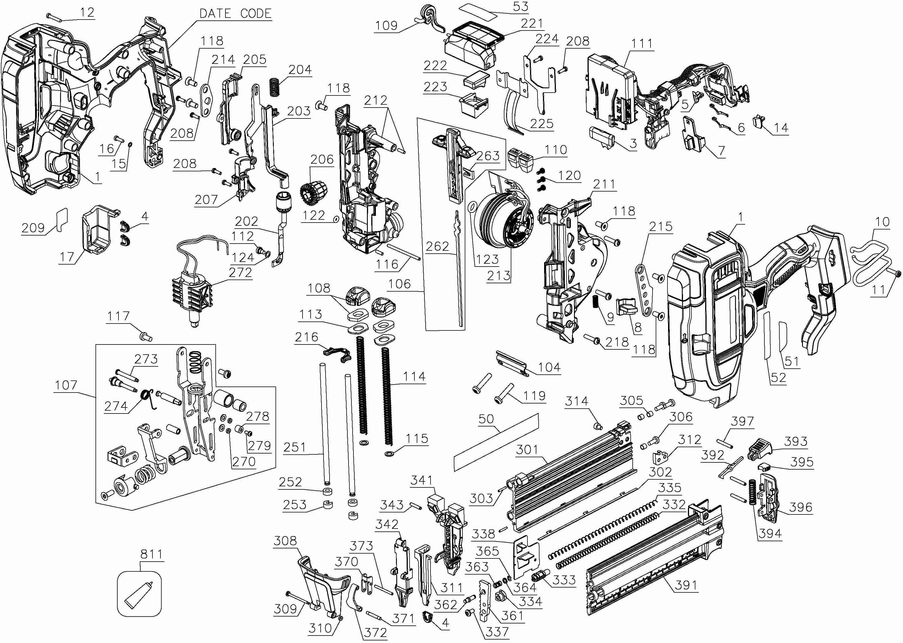 18V 18GA BRAD NAILER