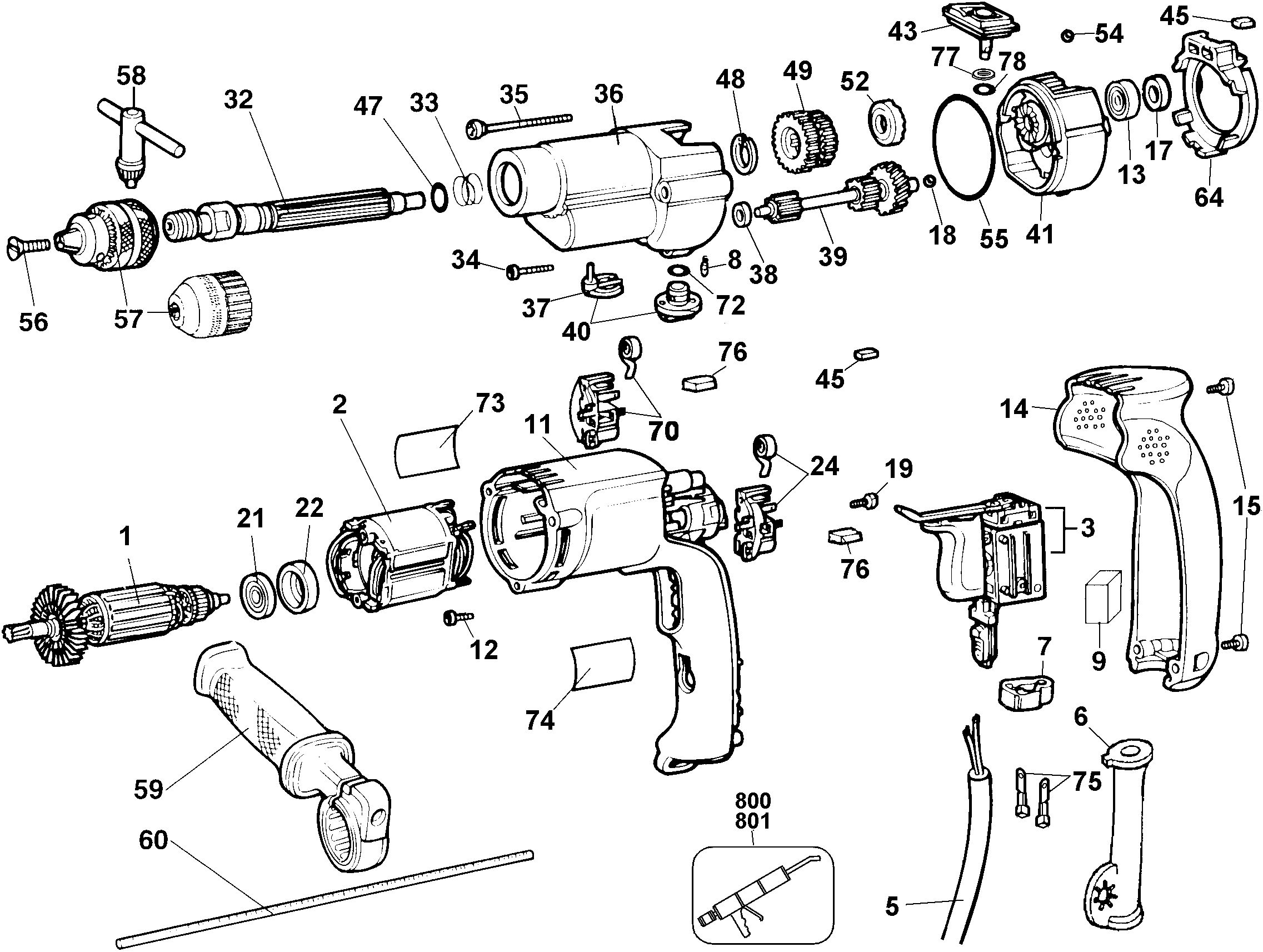 DEWALT HAMMER DRILL Type 2