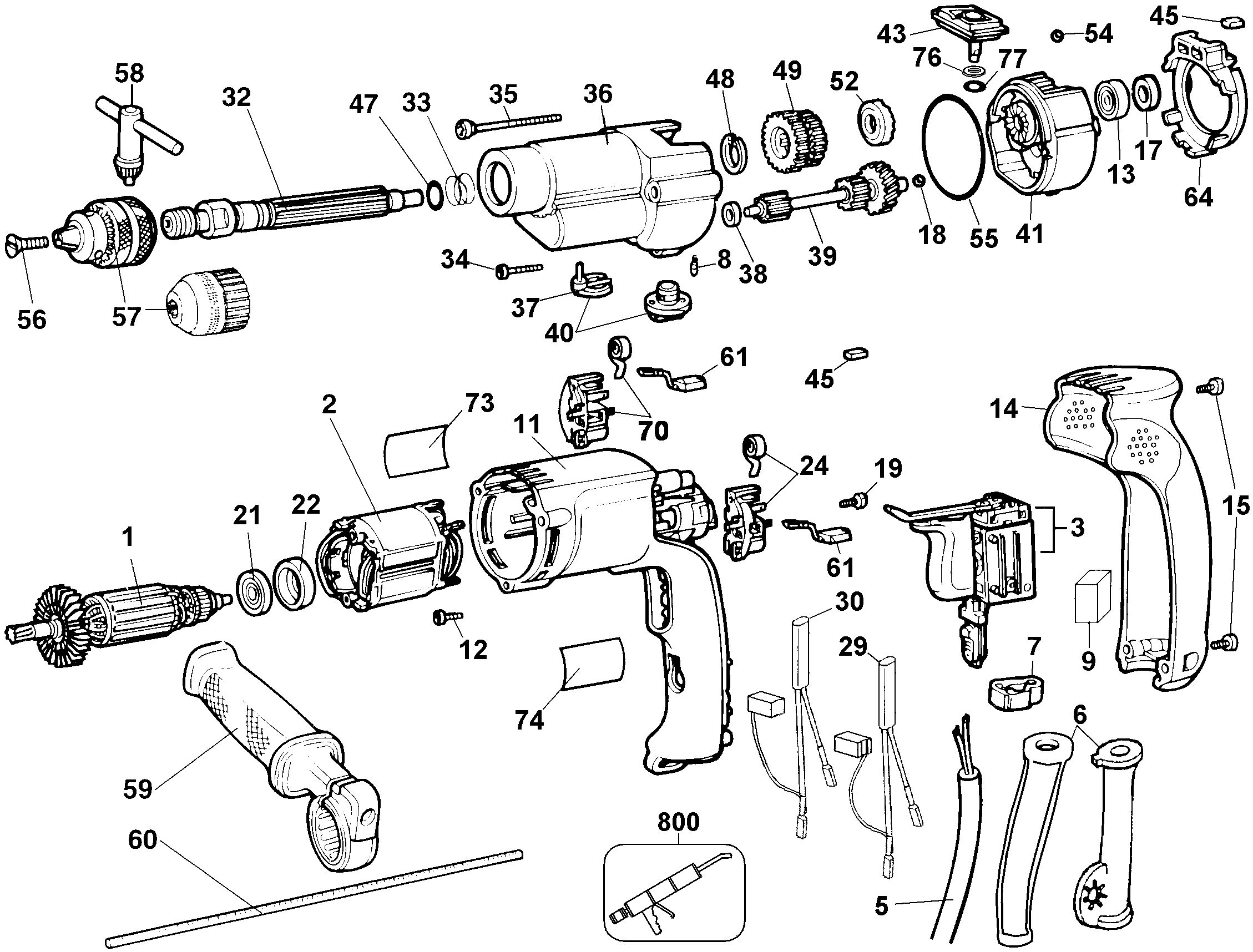 DEWALT HAMMER DRILL Type 2