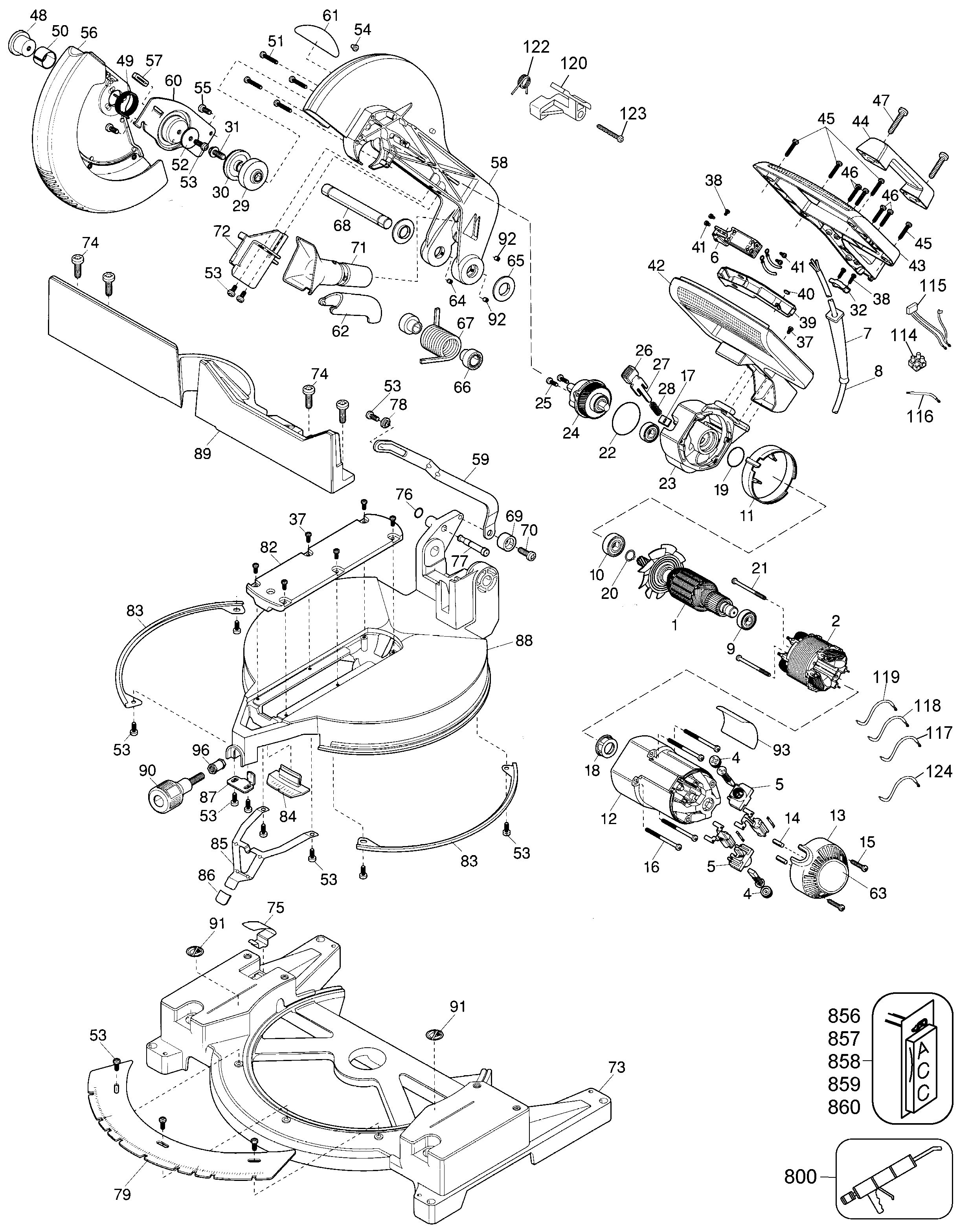 DEWALT MITRE SAW Type 2