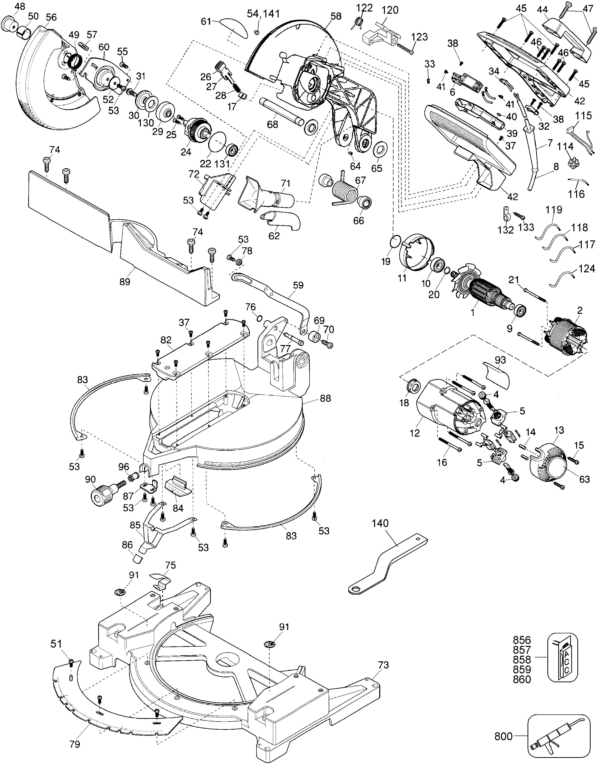 DEWALT MITRE SAW Type 3