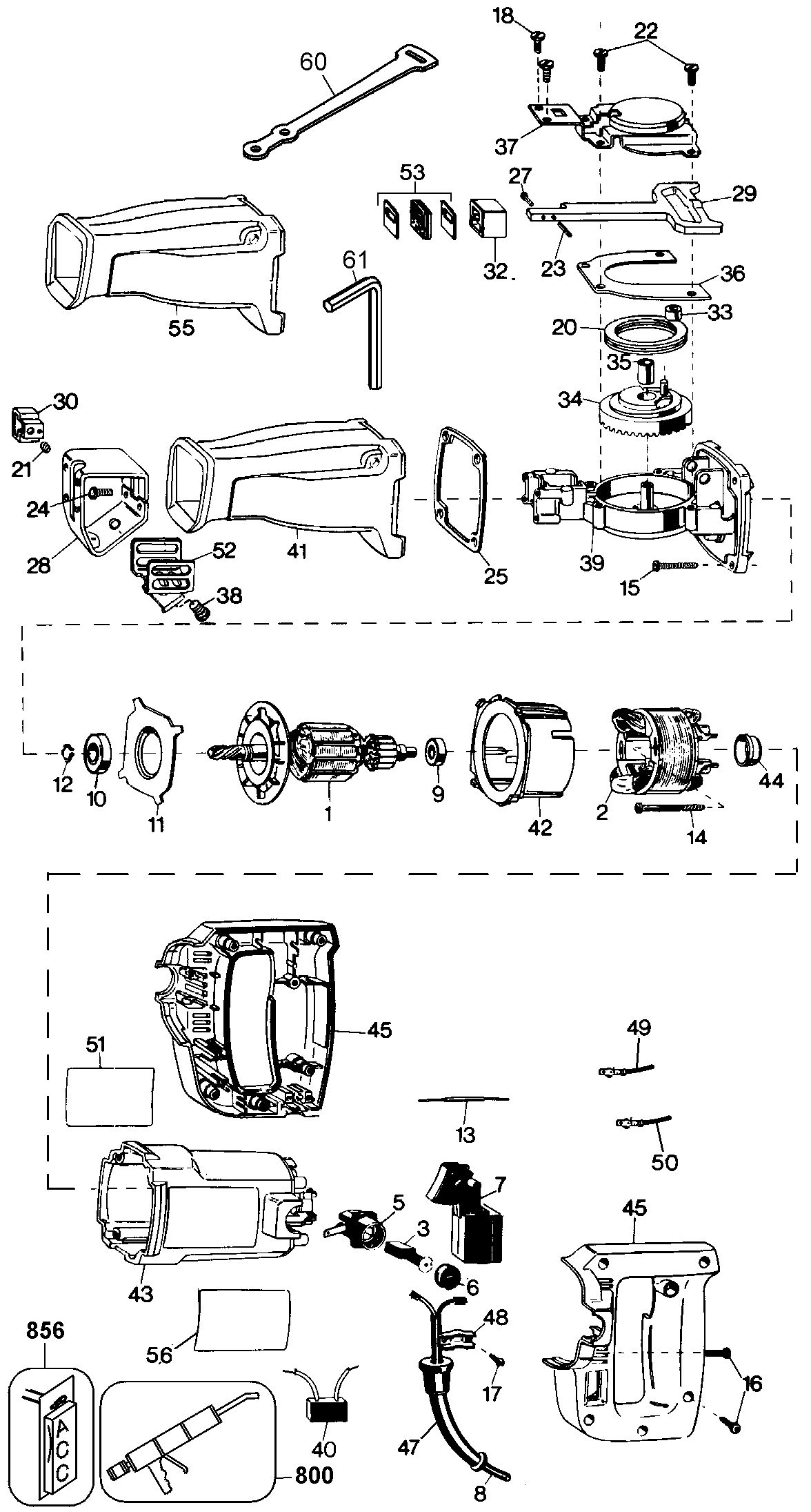 BLACK+DECKER RECIPROCATING SAW-GERMANY Type 1